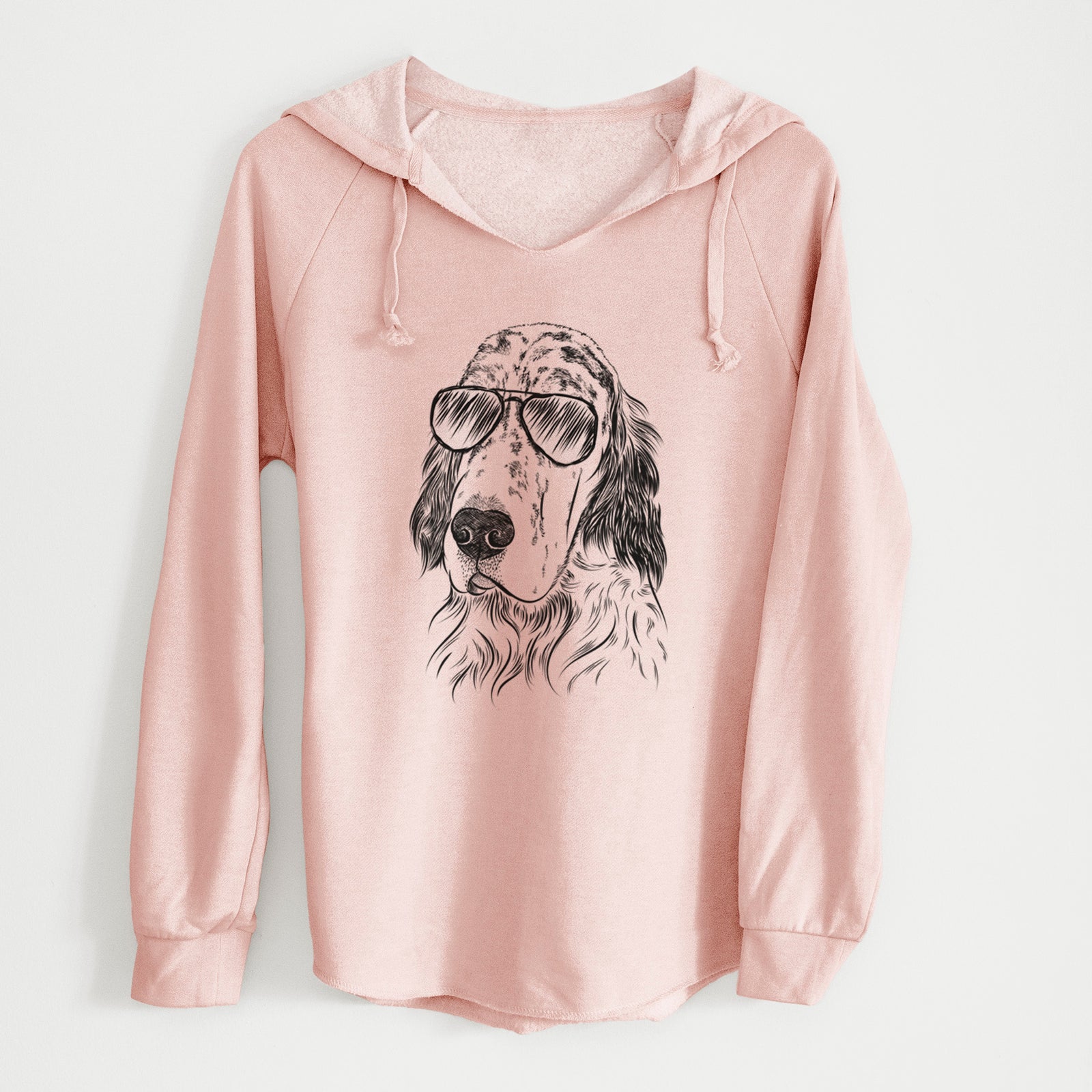 Aviator Hutch the English Setter - Cali Wave Hooded Sweatshirt