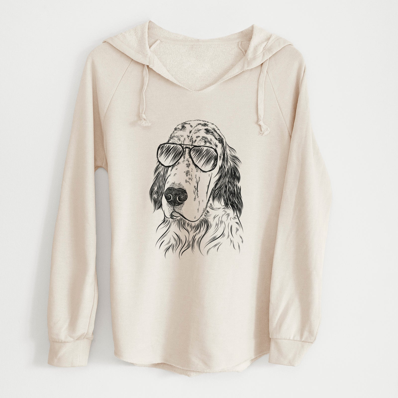 Aviator Hutch the English Setter - Cali Wave Hooded Sweatshirt