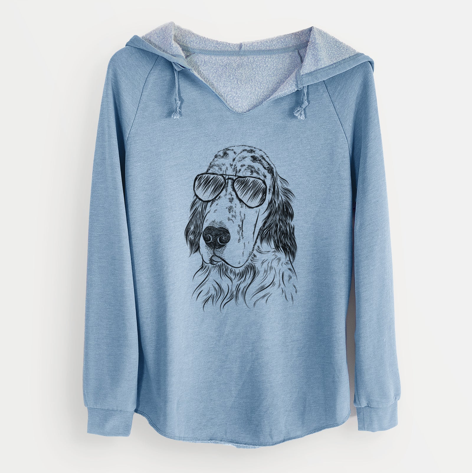 Aviator Hutch the English Setter - Cali Wave Hooded Sweatshirt