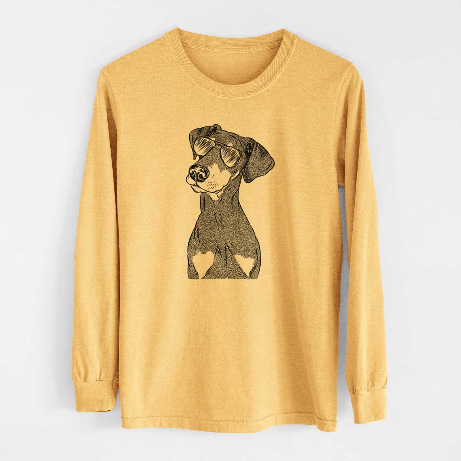 Aviators Iroh the Doberman Pinscher - Heavyweight 100% Cotton Long Sleeve