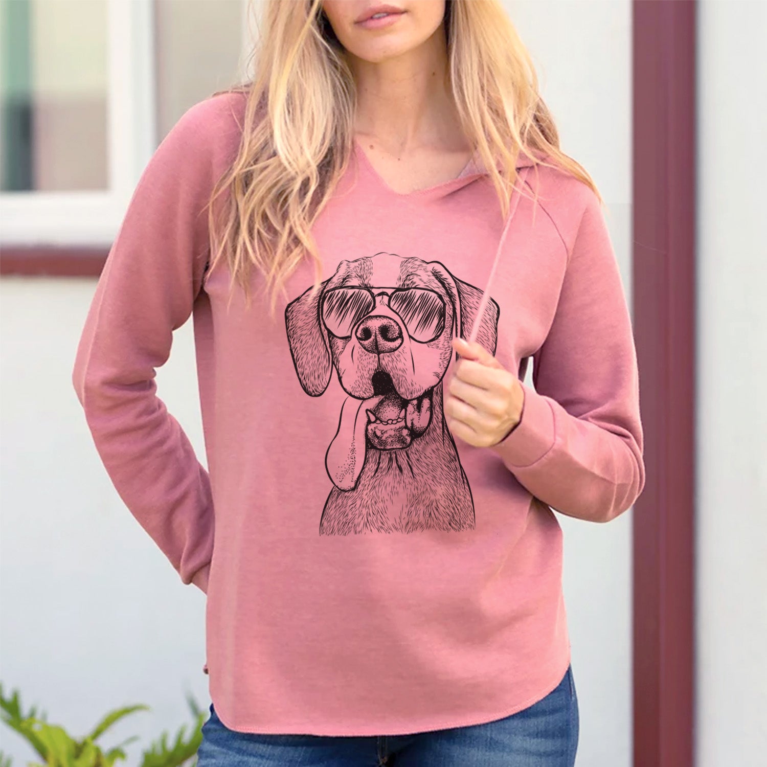 Aviator Irwin the English Pointer - Cali Wave Hooded Sweatshirt