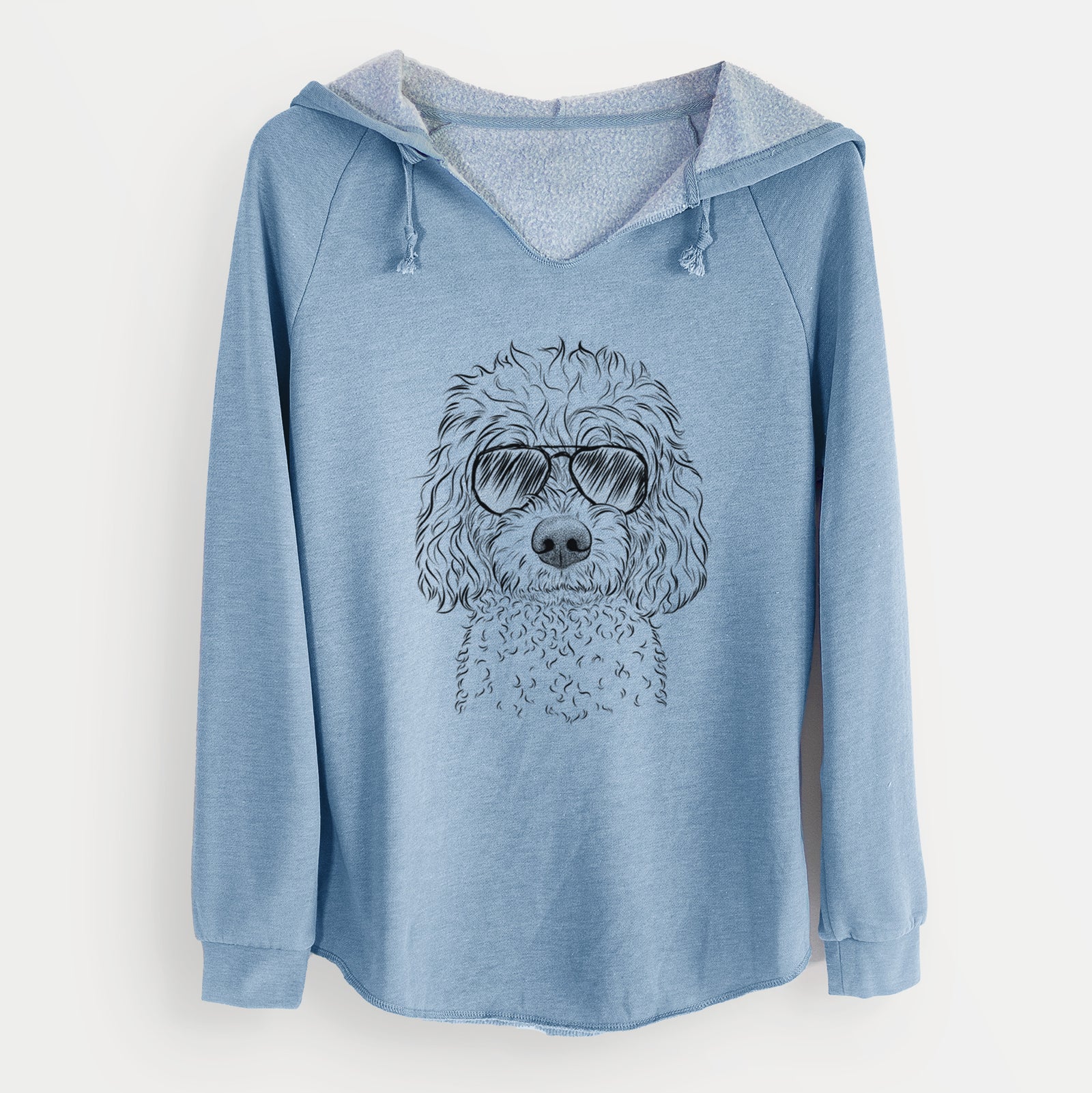 Aviator Izzie the Cavachon - Cali Wave Hooded Sweatshirt