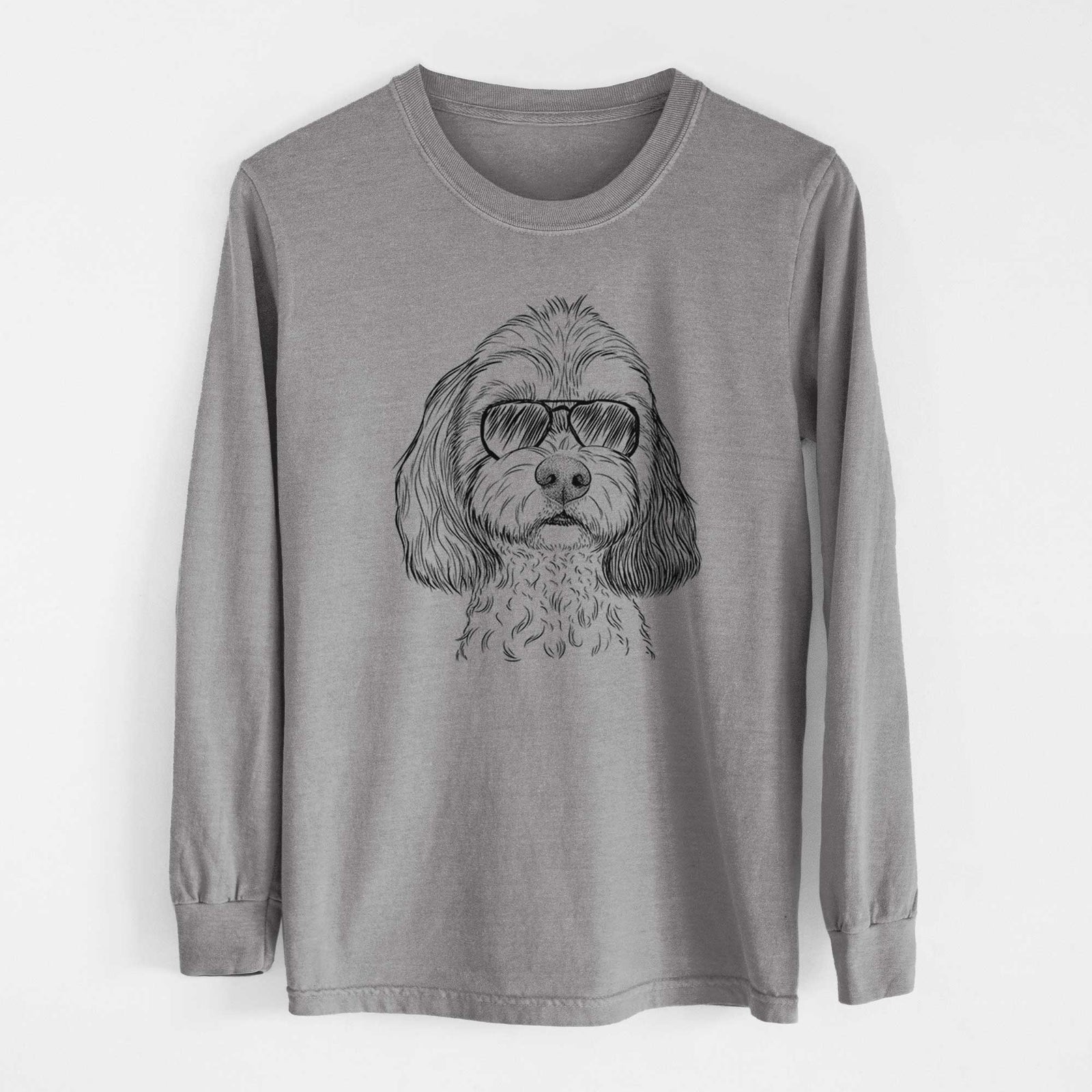 Aviators Jasper Diggins the Cavapoo - Heavyweight 100% Cotton Long Sleeve