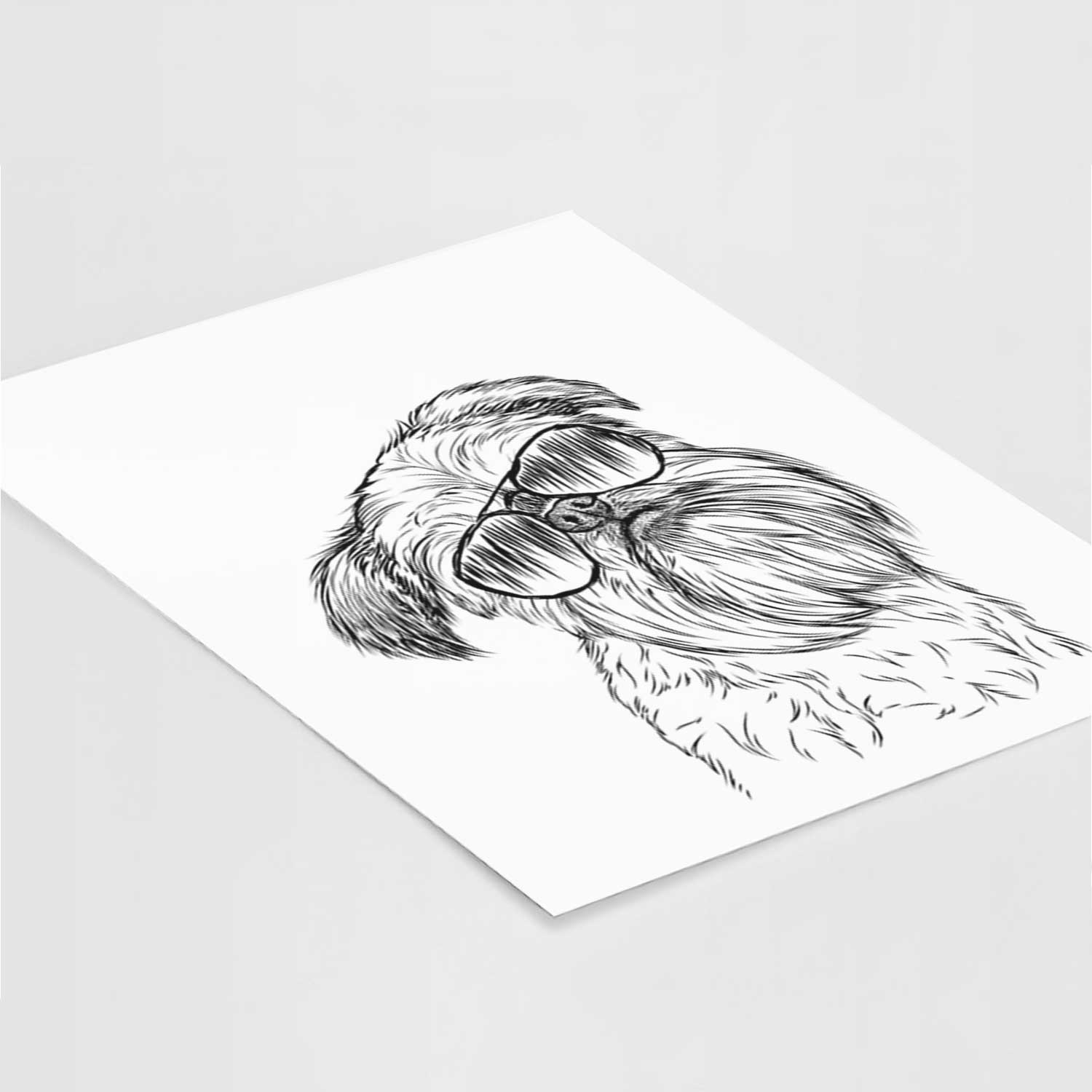 Jasper the Brussels Griffon Art Print