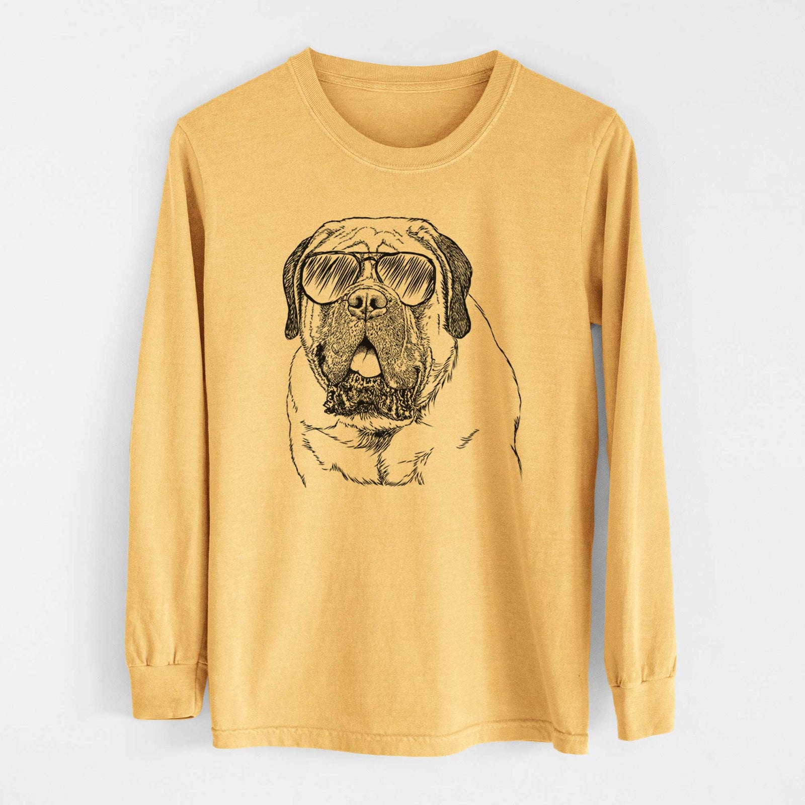 Aviators Jed the English Mastiff - Heavyweight 100% Cotton Long Sleeve