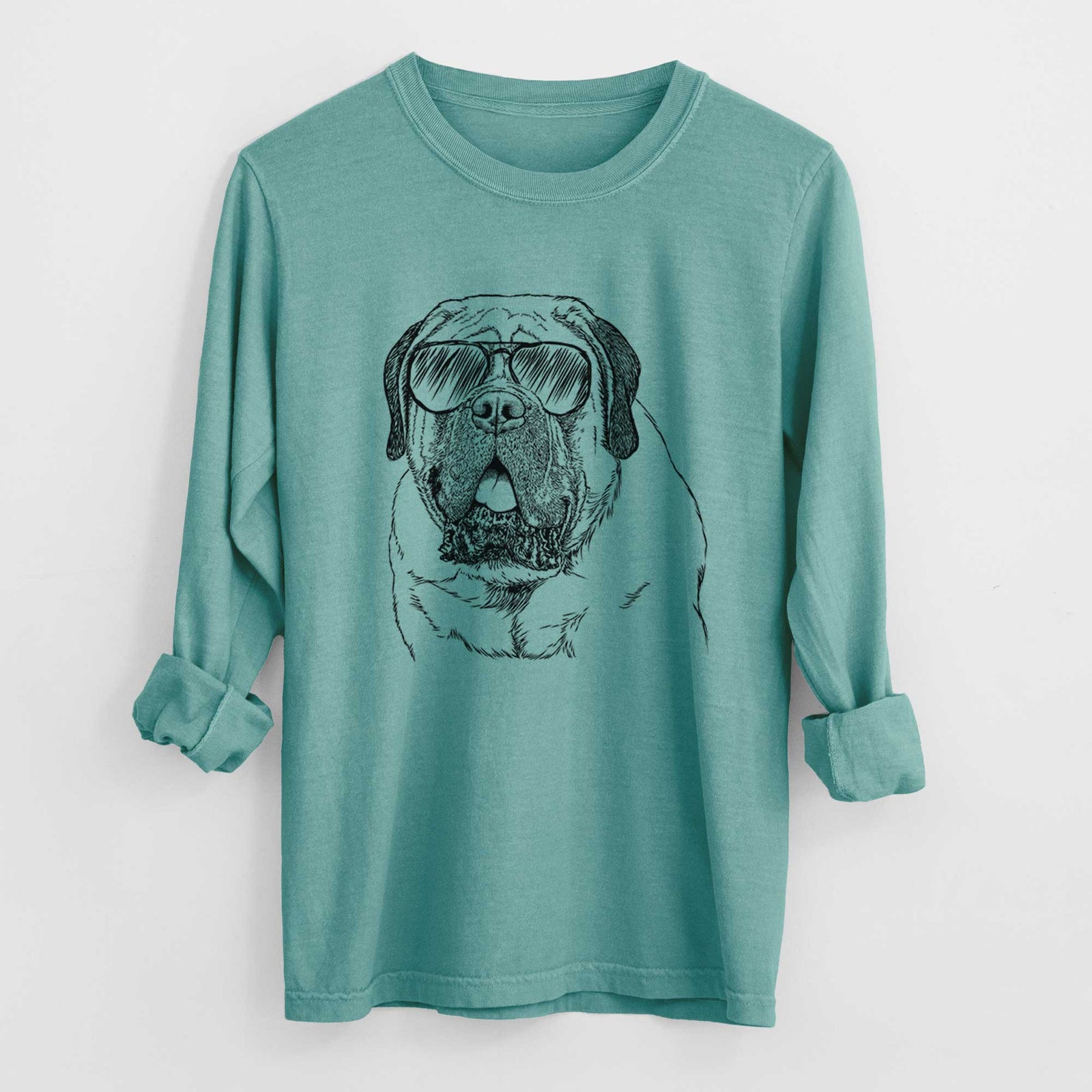 Aviators Jed the English Mastiff - Heavyweight 100% Cotton Long Sleeve