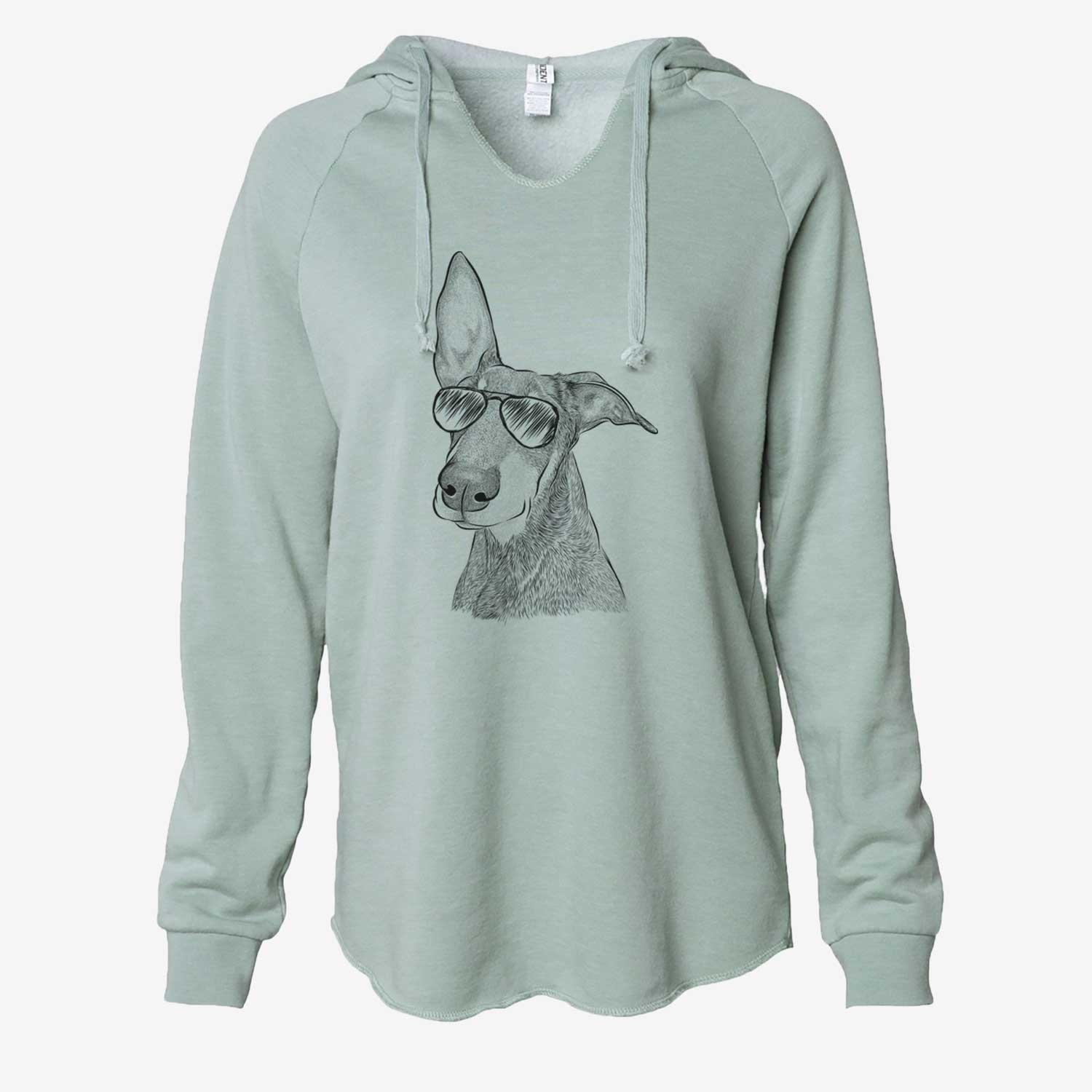 Kain the Doberman Pinscher - Cali Wave Hooded Sweatshirt
