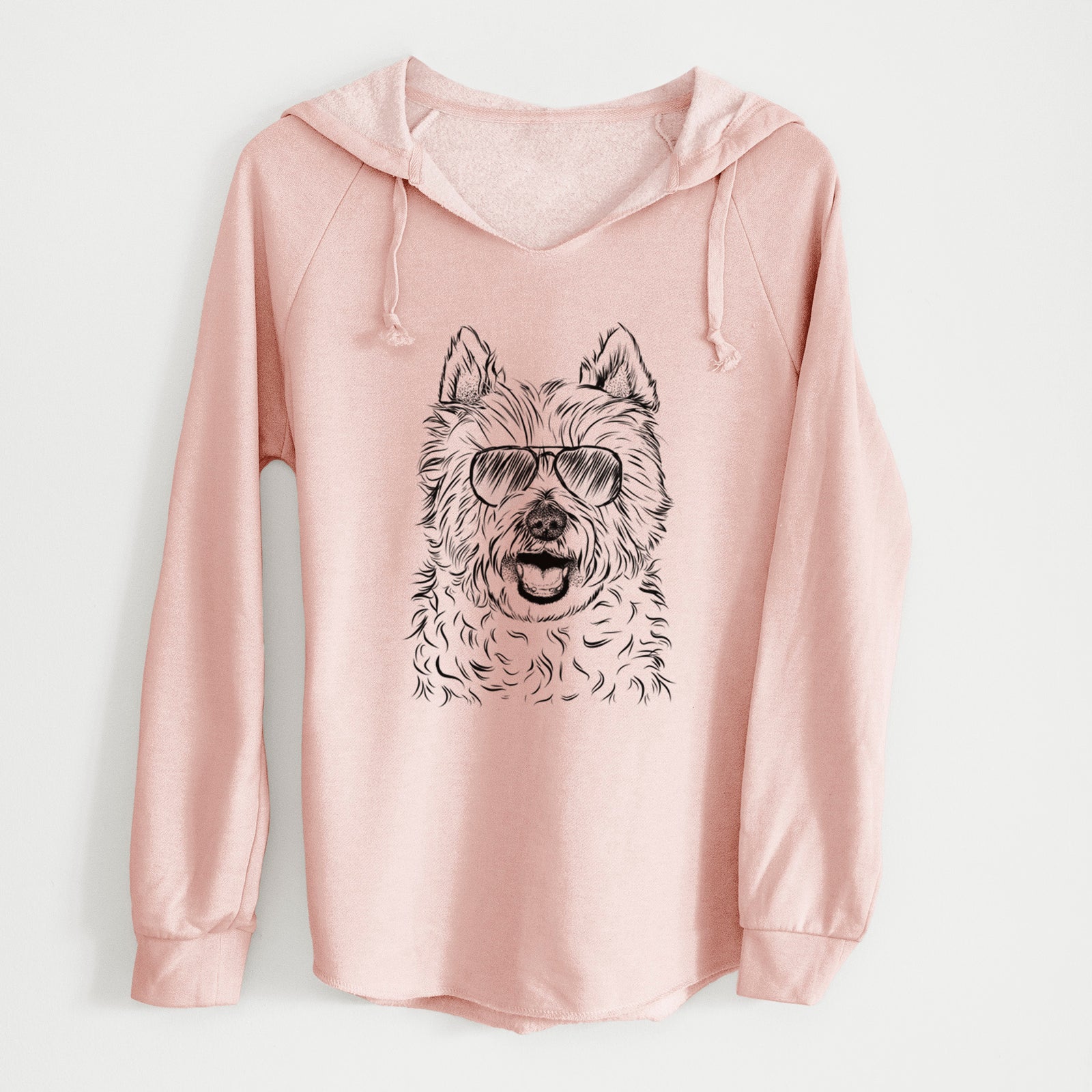 Aviator Kami the West Highland Terrier - Cali Wave Hooded Sweatshirt