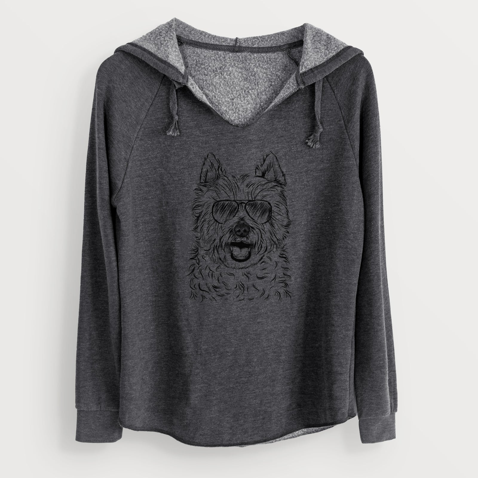 Aviator Kami the West Highland Terrier - Cali Wave Hooded Sweatshirt