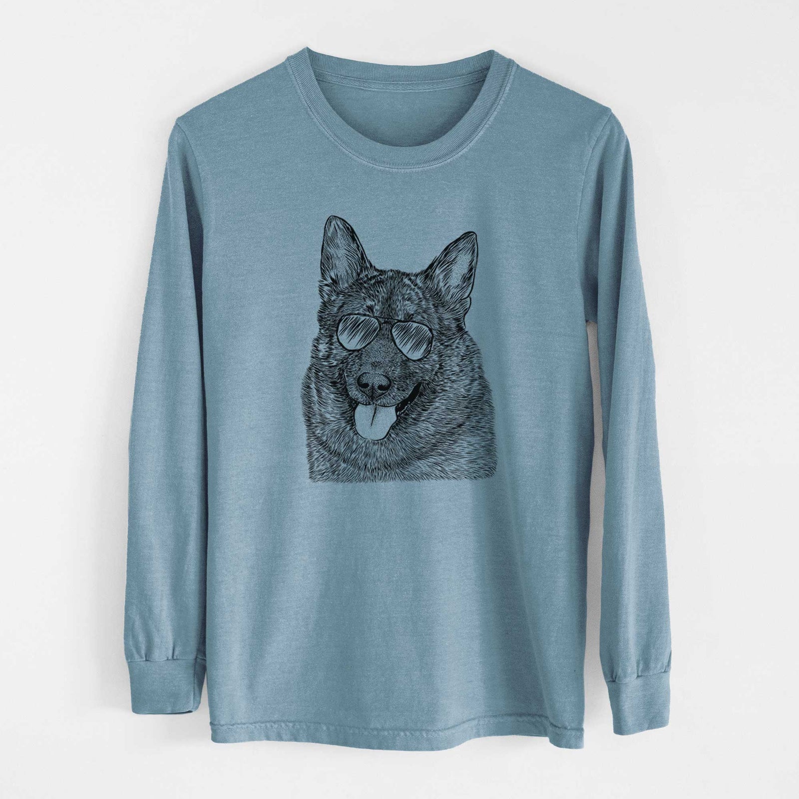 Aviators Kasia the Norwegian Elkhound - Heavyweight 100% Cotton Long Sleeve