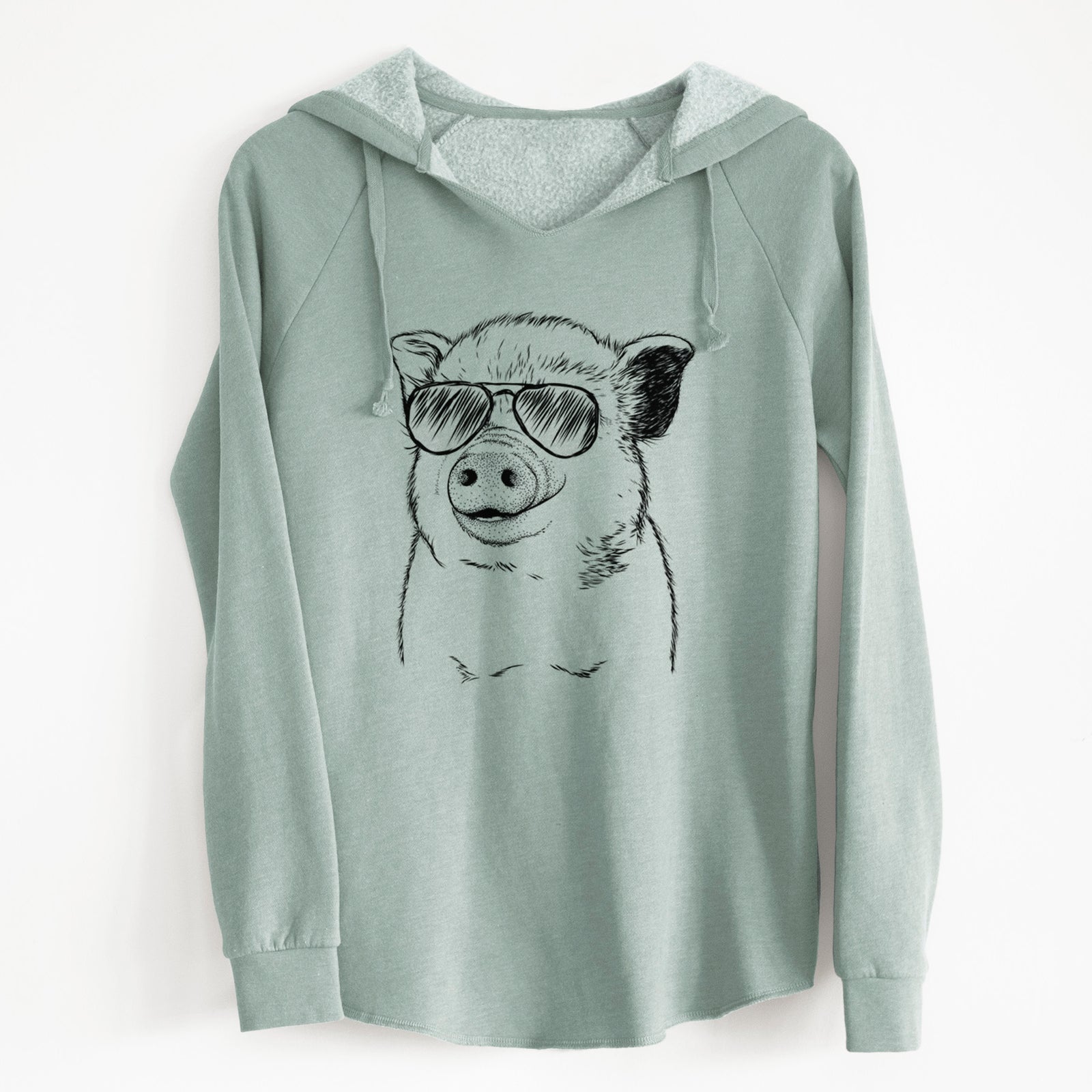 Aviator Kevin the Spotted Pig - Cali Wave Hooded Sweatshirt