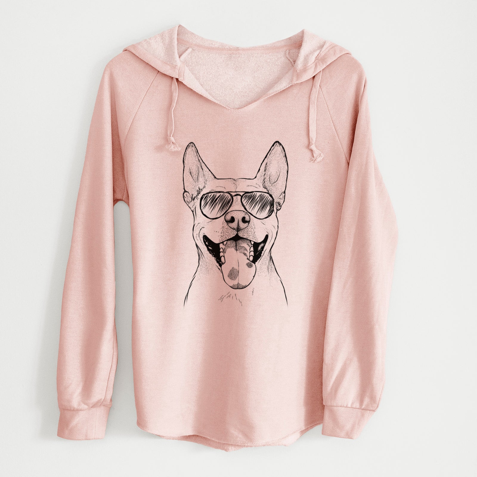 Aviator Khaleesi the Carolina Dog - Cali Wave Hooded Sweatshirt