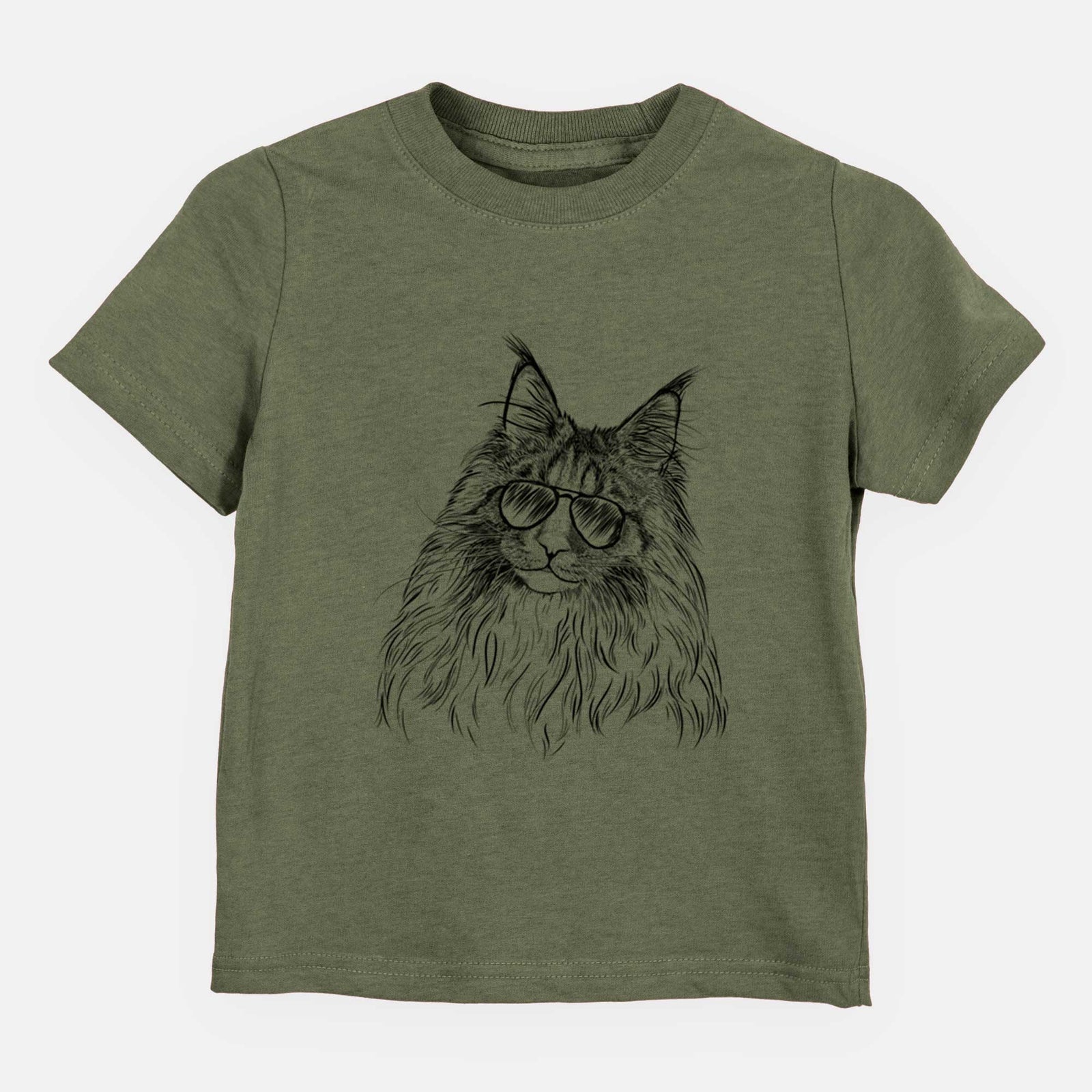 Aviator Kiki the Maine Coon Cat - Kids/Youth/Toddler Shirt