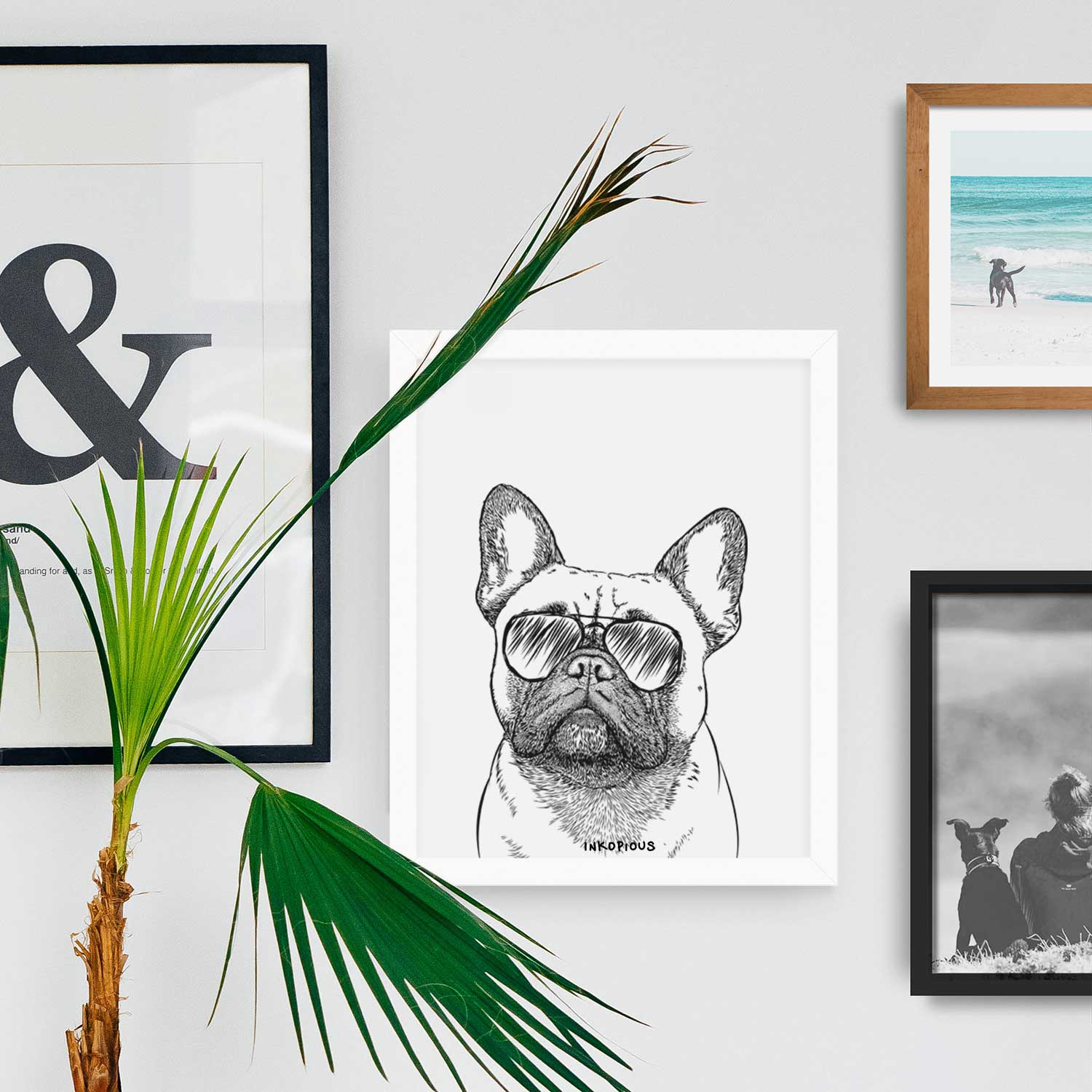 Kingsleigh the French Bulldog Art Print