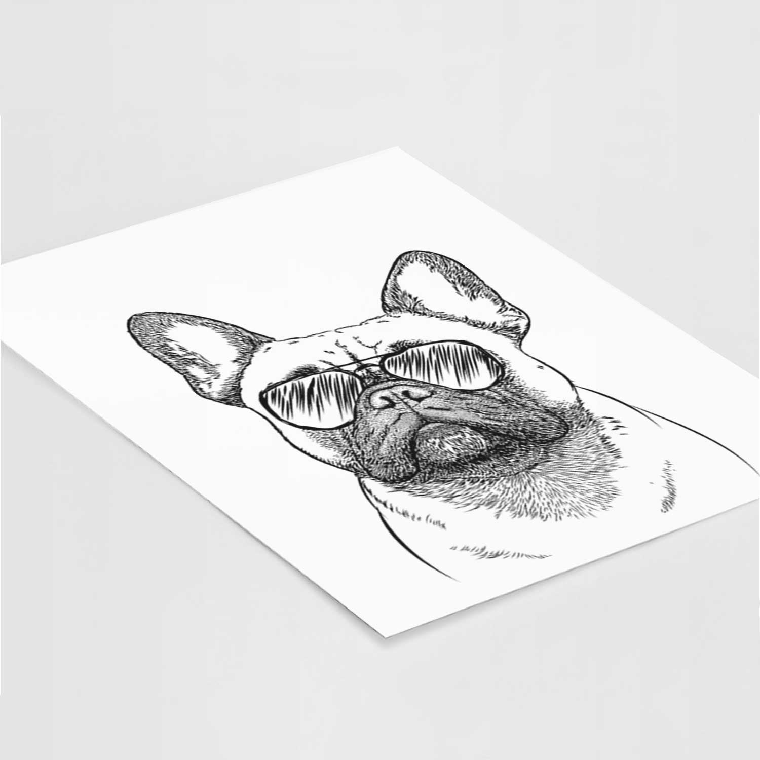 Kingsleigh the French Bulldog Art Print