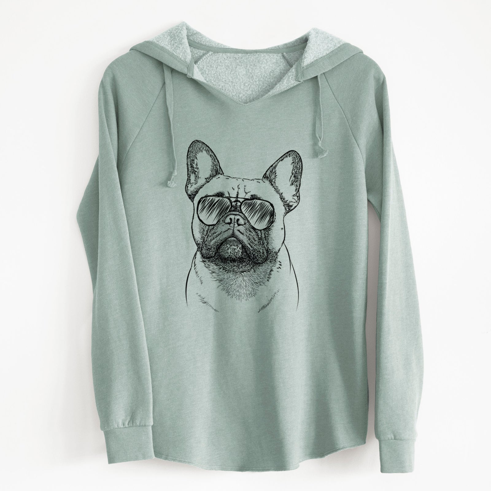 Aviator Kingsleigh the French Bulldog - Cali Wave Hooded Sweatshirt