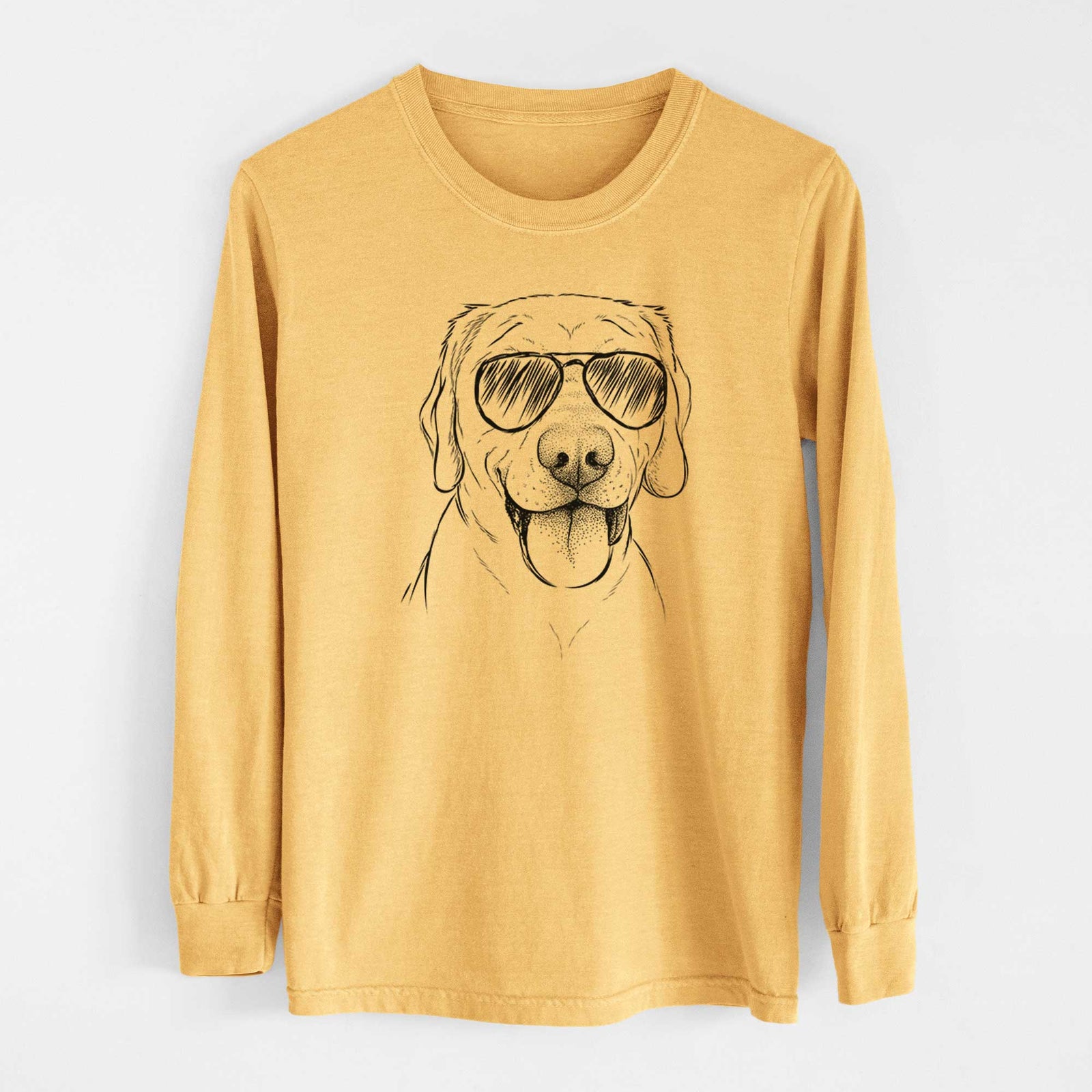 Aviators Klay the Labrador Retriever - Heavyweight 100% Cotton Long Sleeve
