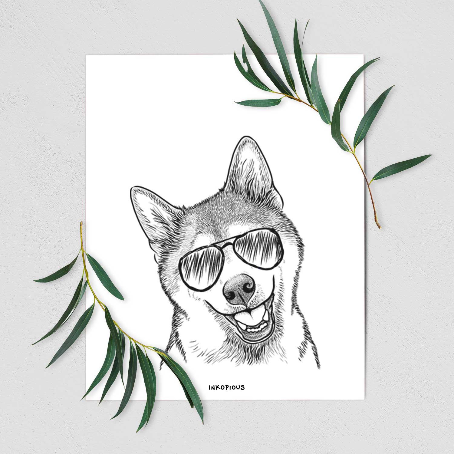 Koby the Shiba Inu Art Print