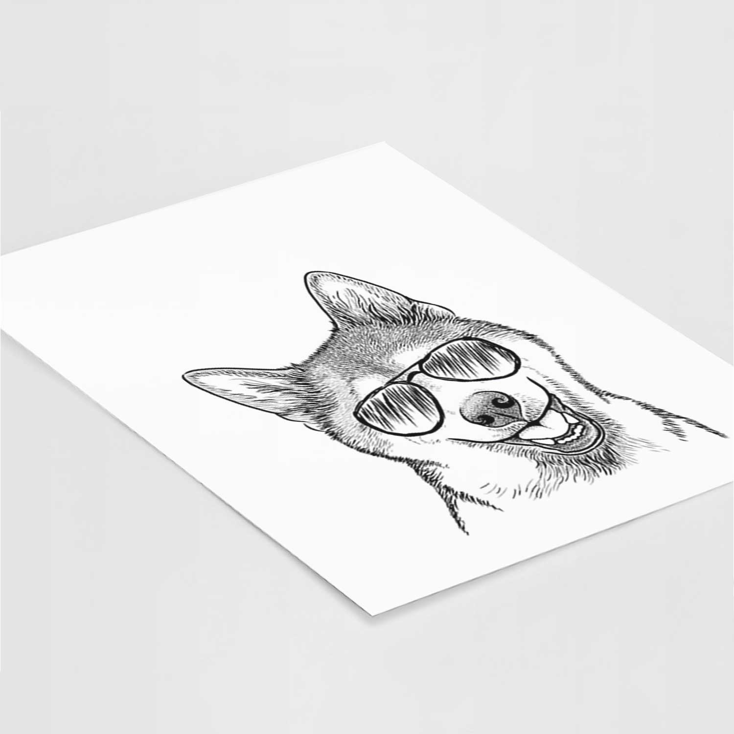 Koby the Shiba Inu Art Print