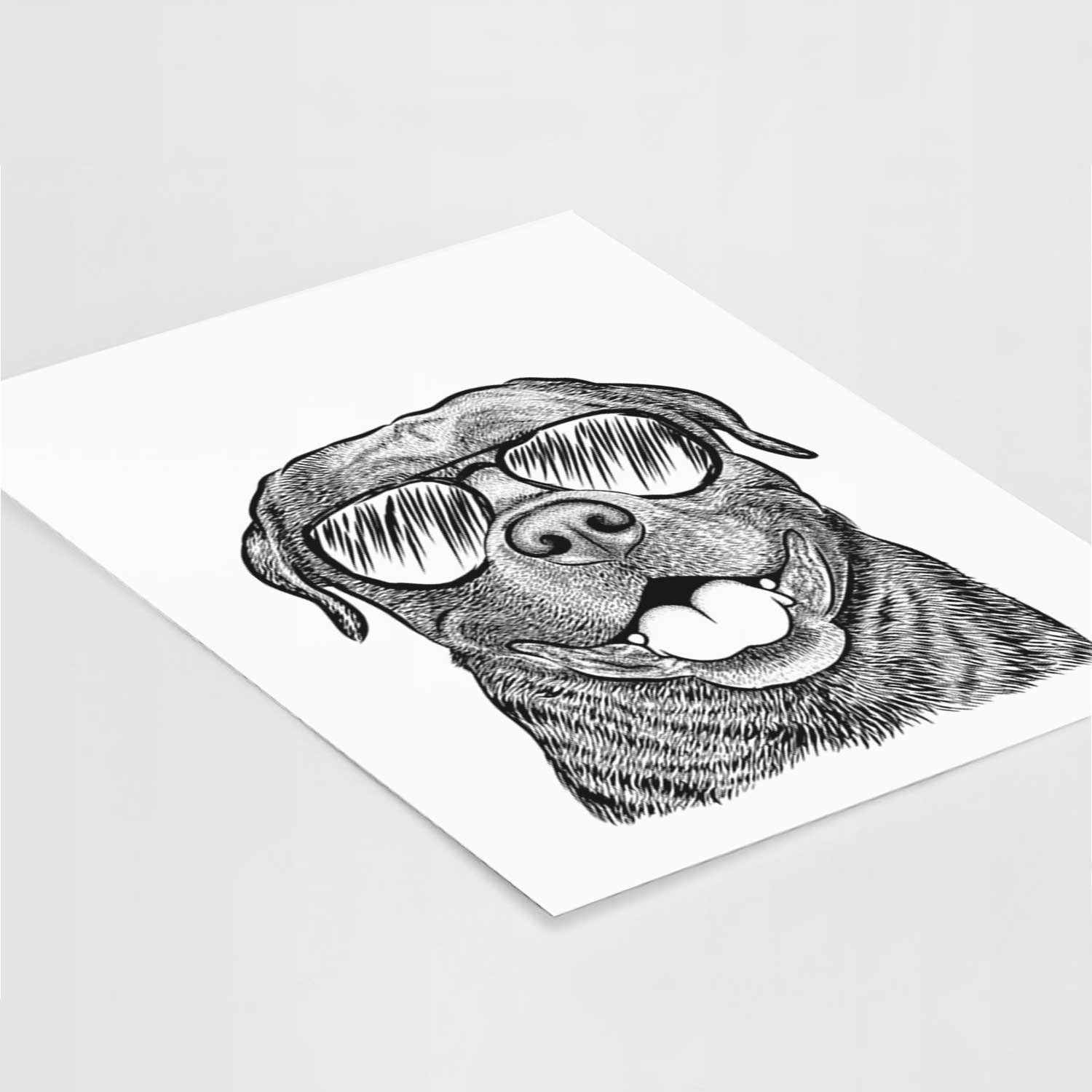 Kojak the Rottweiler Art Print
