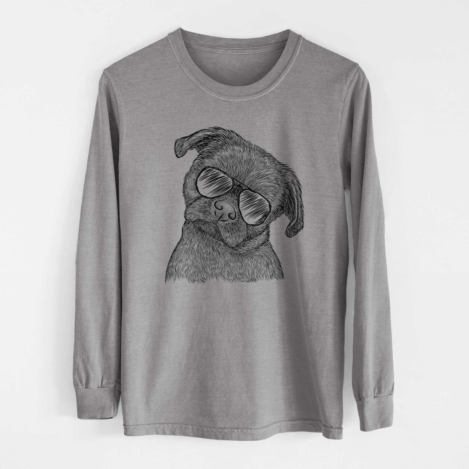 Aviators Koko the Shih Tzu - Heavyweight 100% Cotton Long Sleeve