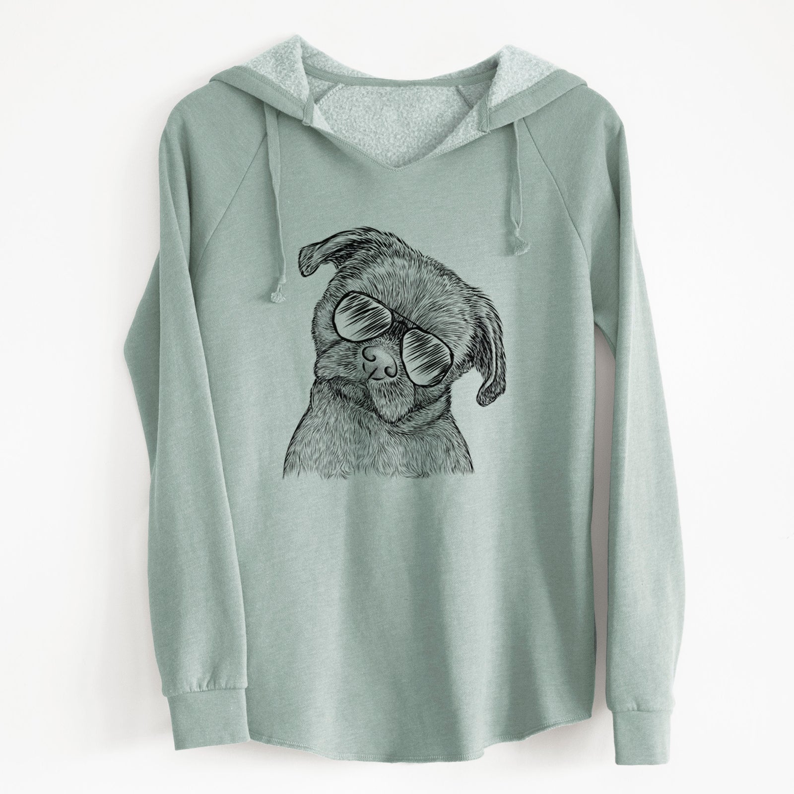 Aviator Koko the Shih Tzu - Cali Wave Hooded Sweatshirt
