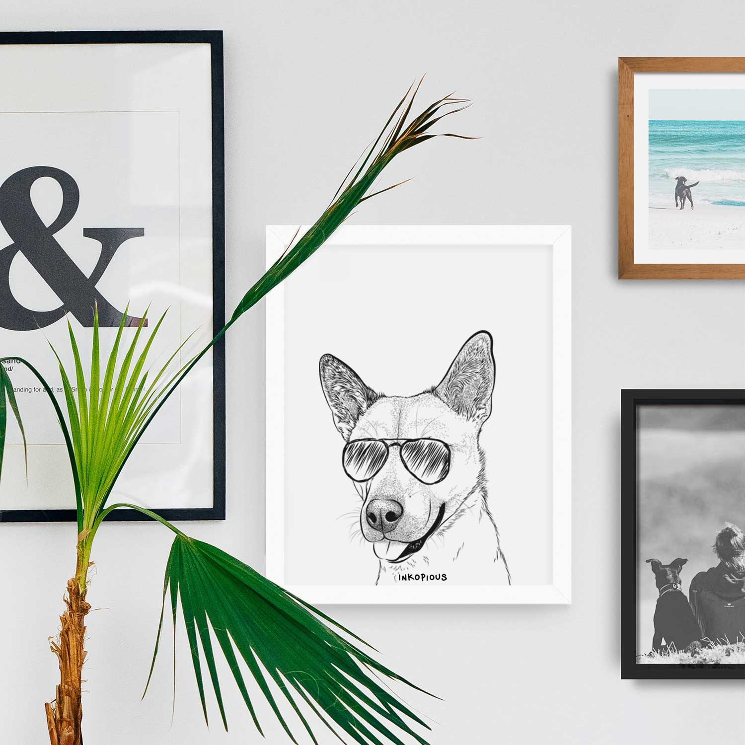 Kulfi the Jindo Shiba Inu Mix Art Print