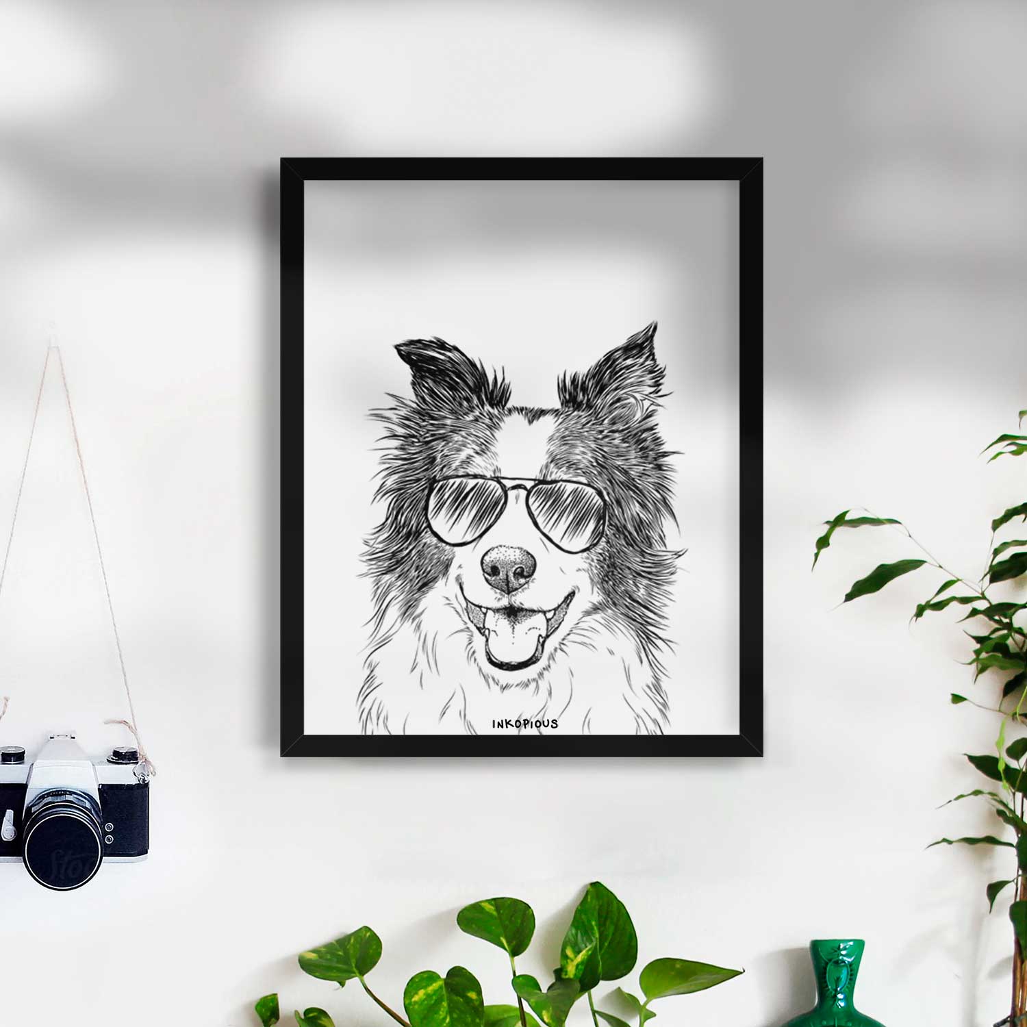 Kylee the Border Collie Art Print