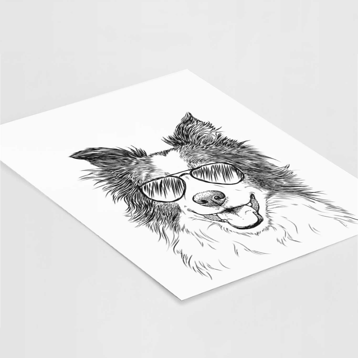 Kylee the Border Collie Art Print