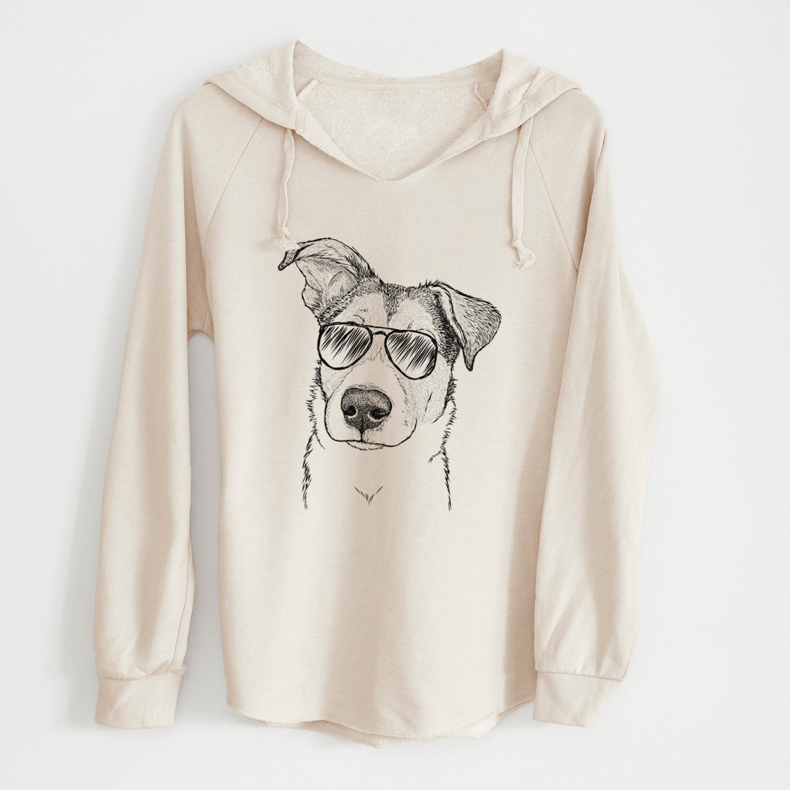 Aviator Leia the Mixed Breed - Cali Wave Hooded Sweatshirt