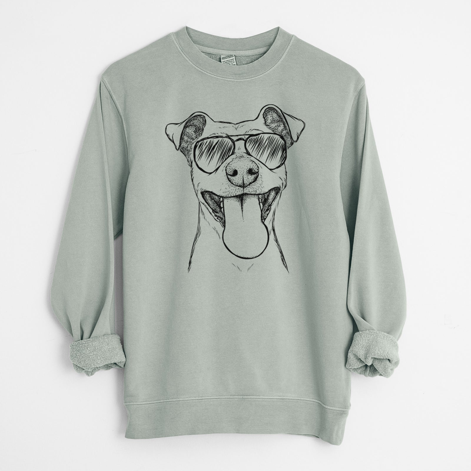 Aviator Lemmie the Mixed Breed - Unisex Pigment Dyed Crew Sweatshirt