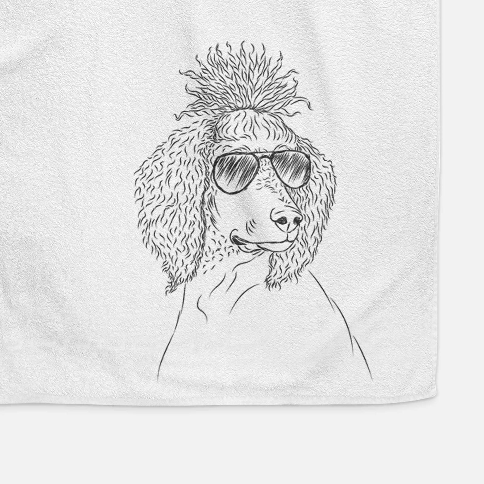 Leo the Poodle Decorative Hand Towel