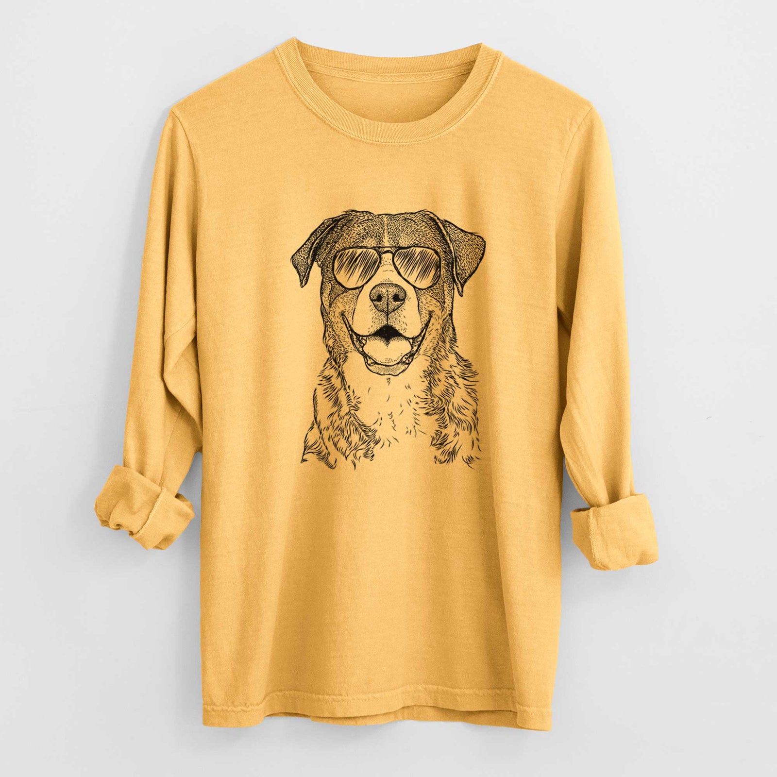 Aviators Leon the Greater Swiss Mountain Dog - Heavyweight 100% Cotton Long Sleeve