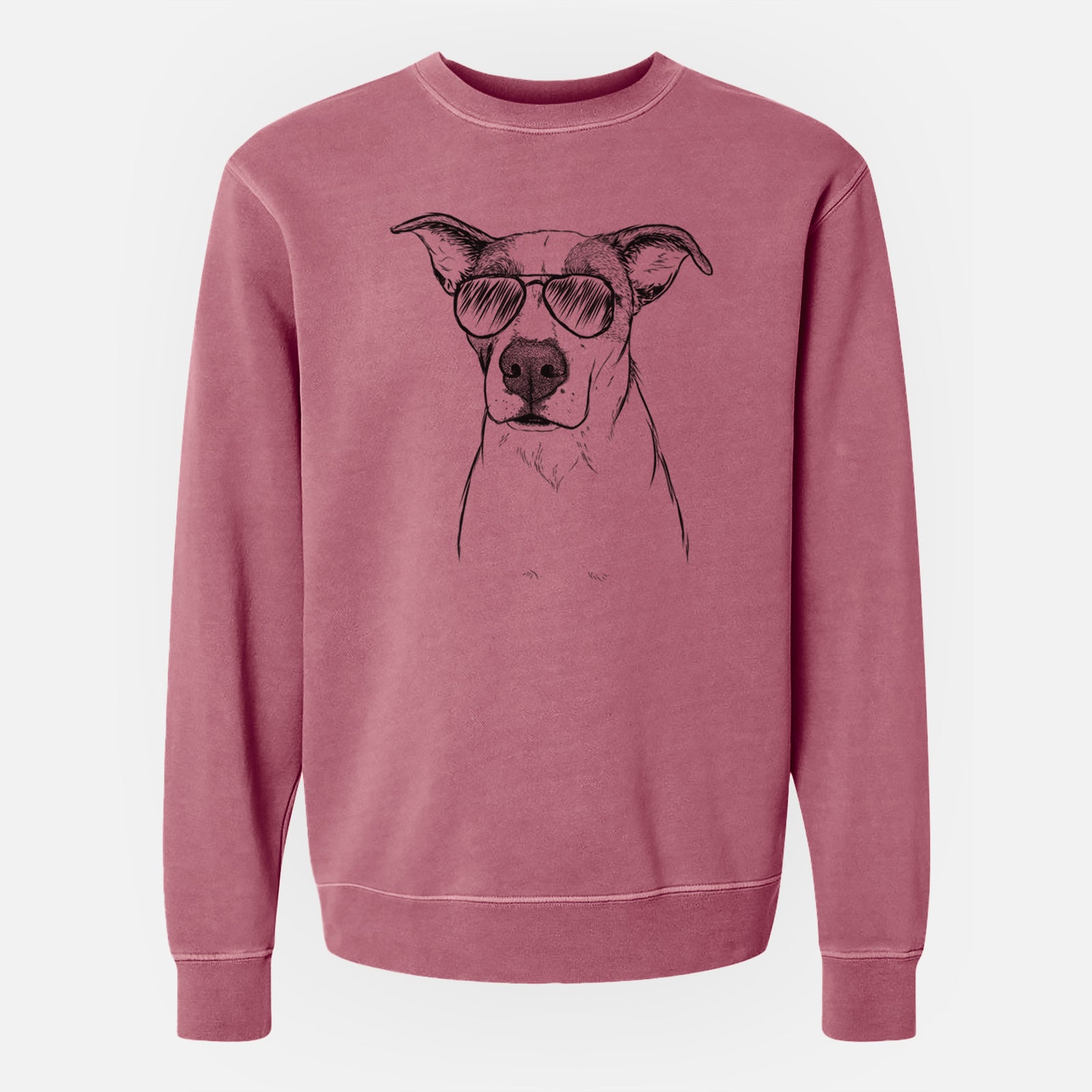Aviator Lily the Mixed Breed - Unisex Pigment Dyed Crew Sweatshirt