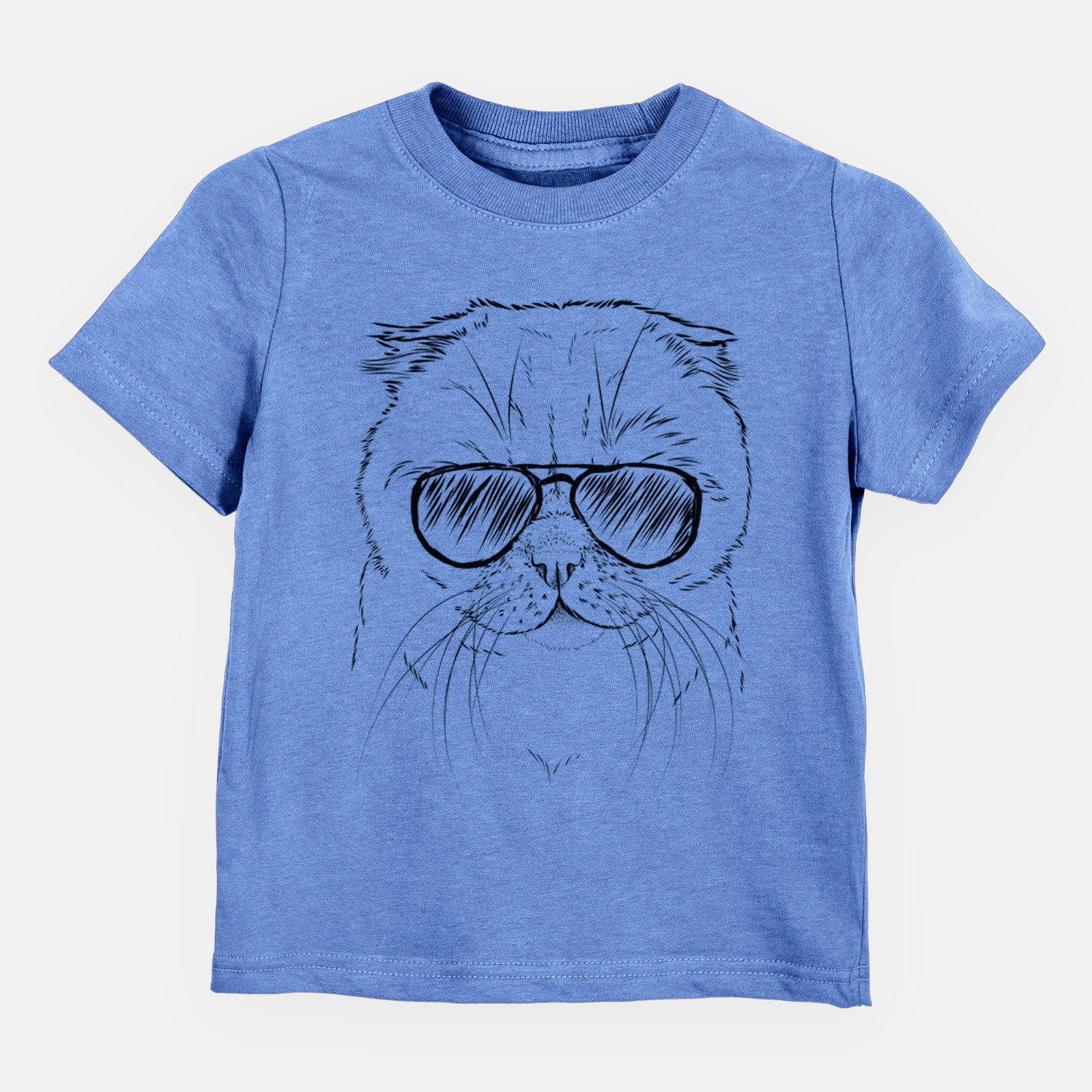 Aviator Lina the Exotic Fold Cat - Kids/Youth/Toddler Shirt