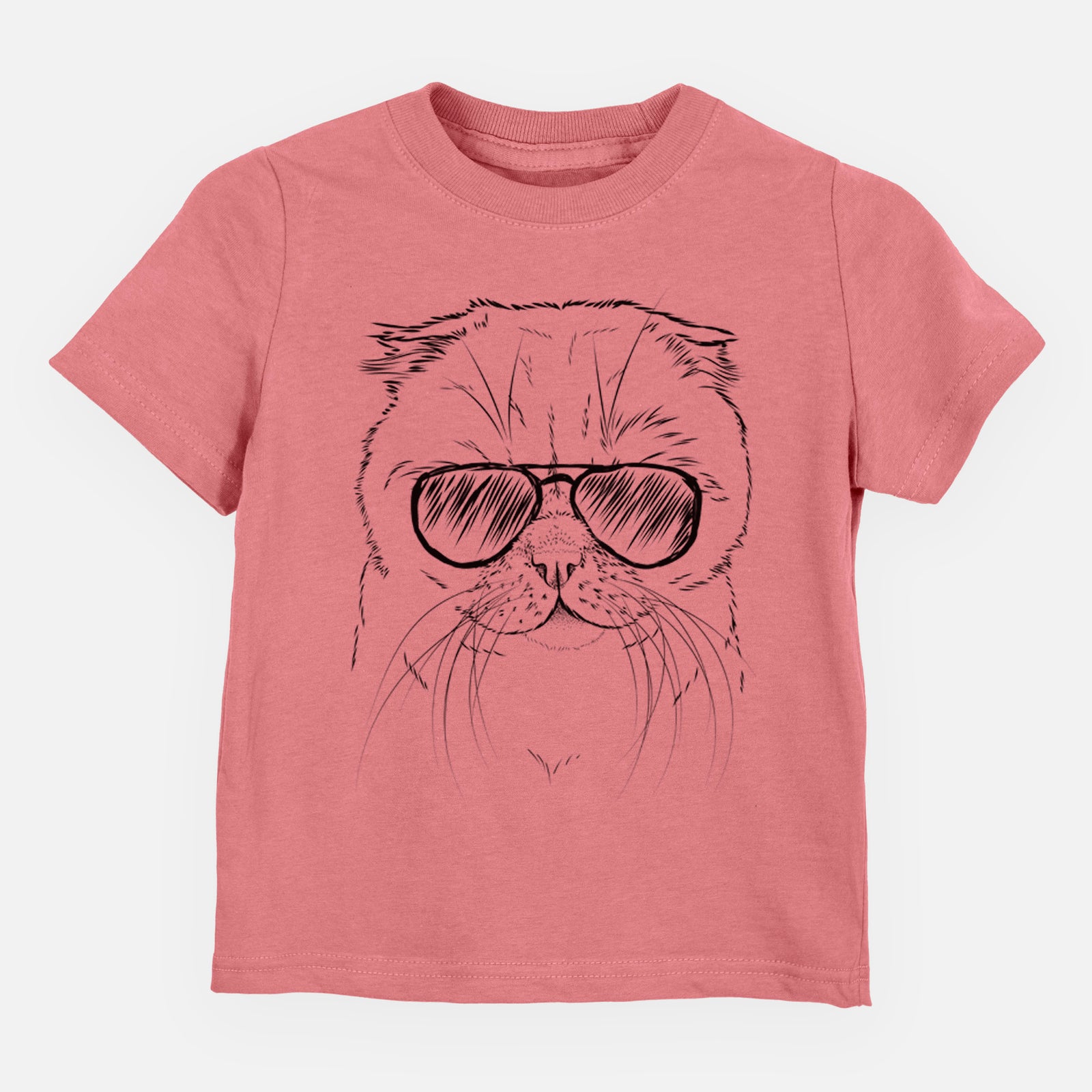 Aviator Lina the Exotic Fold Cat - Kids/Youth/Toddler Shirt