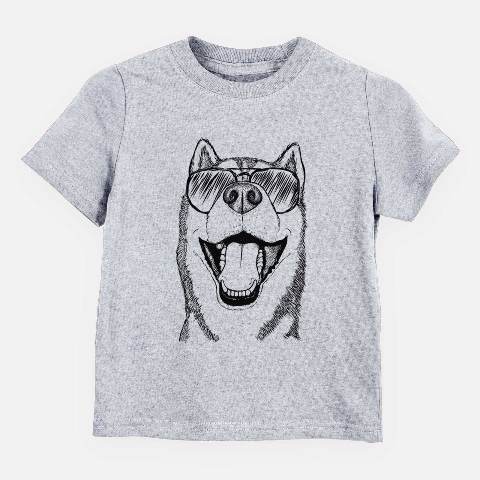 Aviator Little Country the Siberian Husky - Kids/Youth/Toddler Shirt