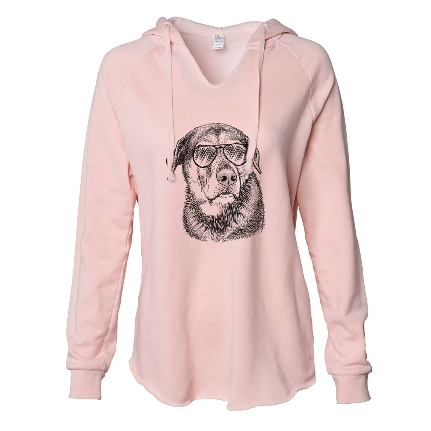 Lobo the Shepherd Mix - Cali Wave Hooded Sweatshirt