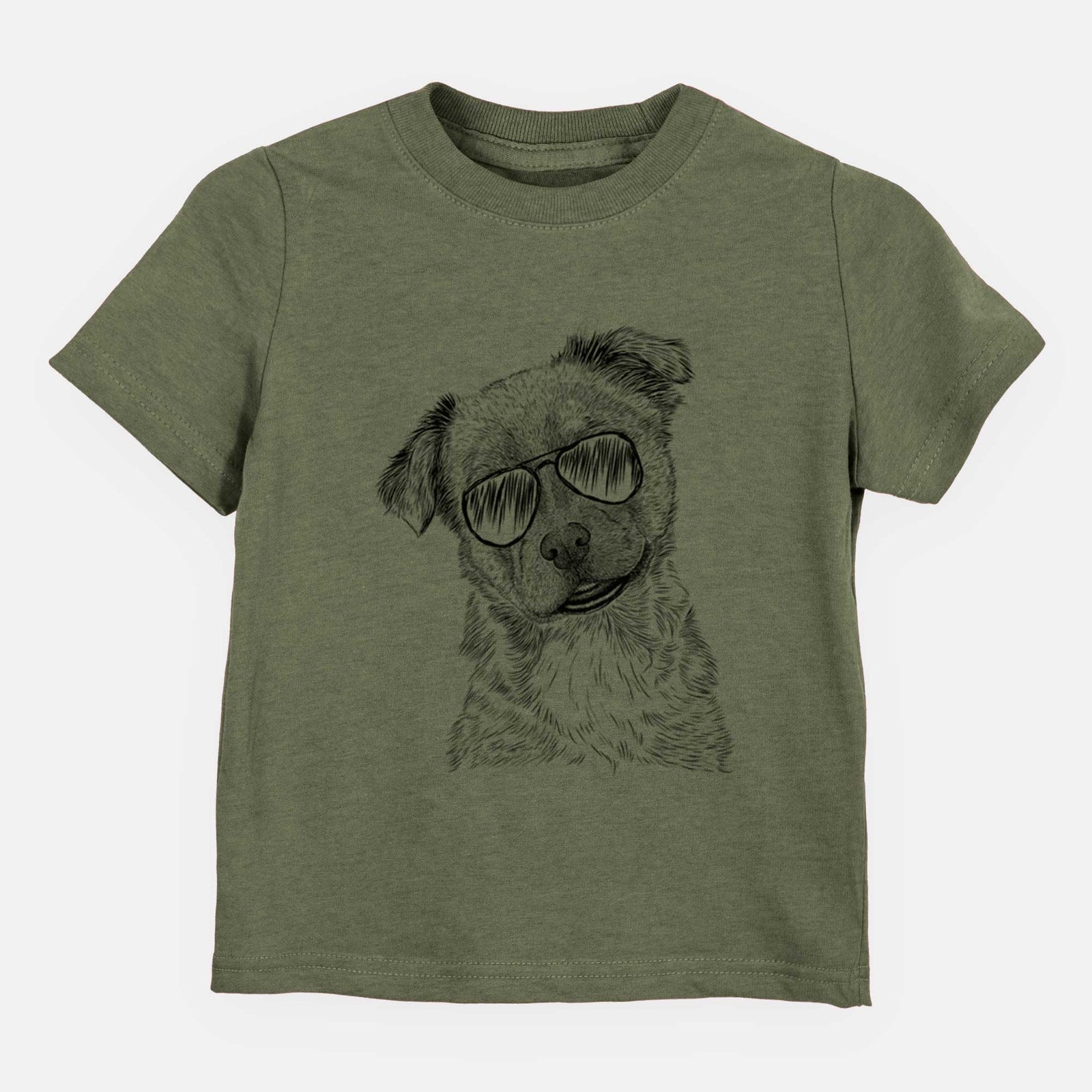 Aviator Loki Bear the Australian Cattle Dog Mix - Kids/Youth/Toddler Shirt