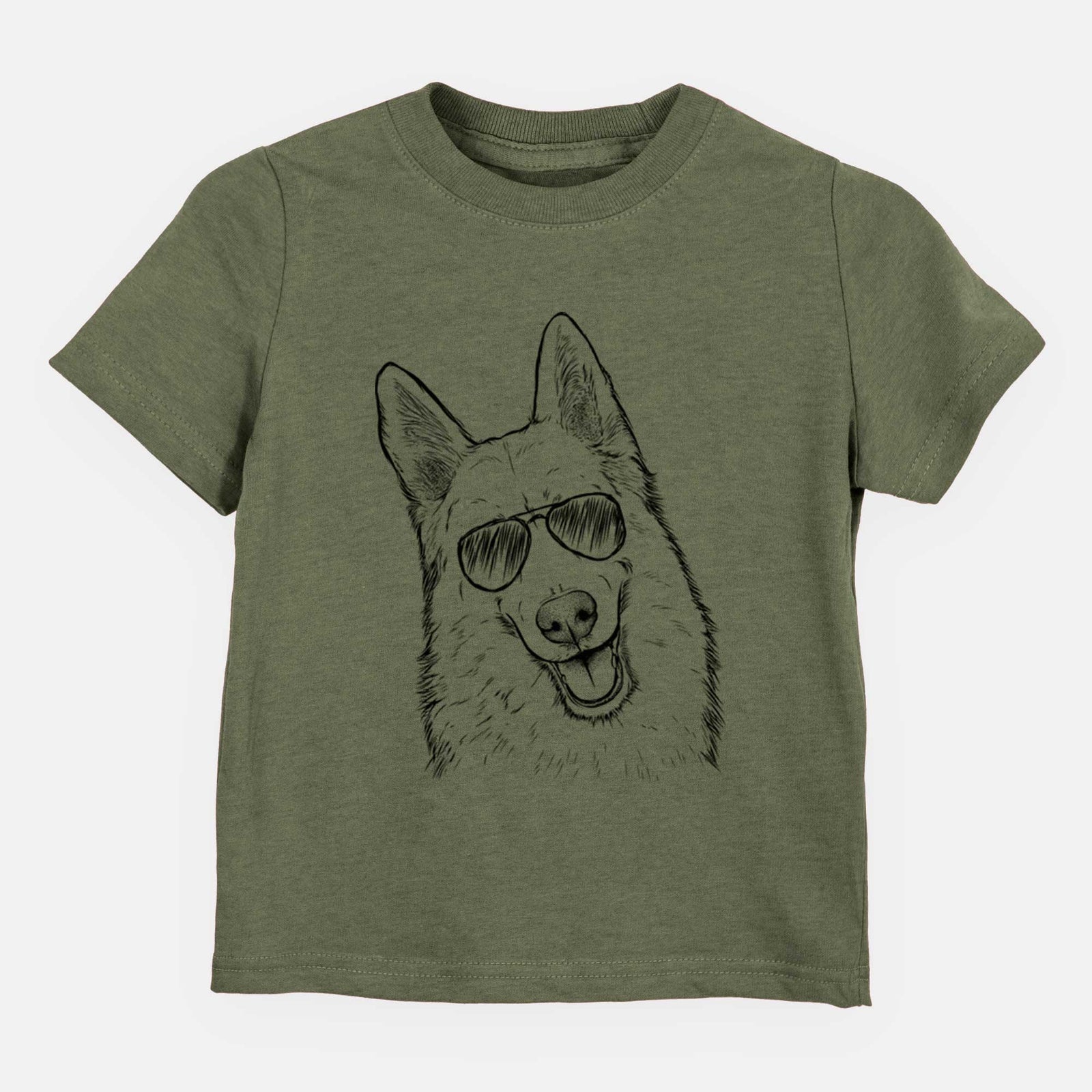Aviator Loki the Husky Shepherd Mix - Kids/Youth/Toddler Shirt
