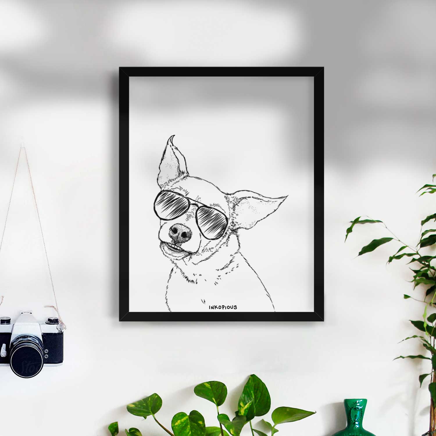 Lola the Chiweenie Art Print