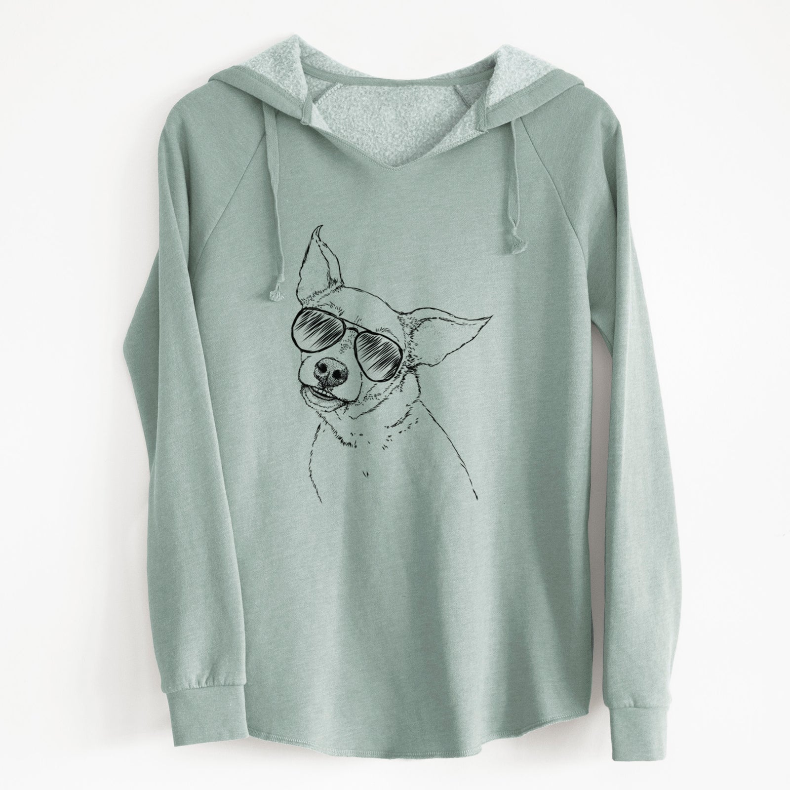Aviator Lola the Chiweenie - Cali Wave Hooded Sweatshirt