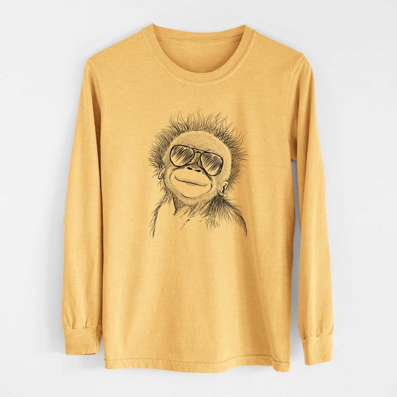 Aviators Louie the Baby Orangutan - Heavyweight 100% Cotton Long Sleeve