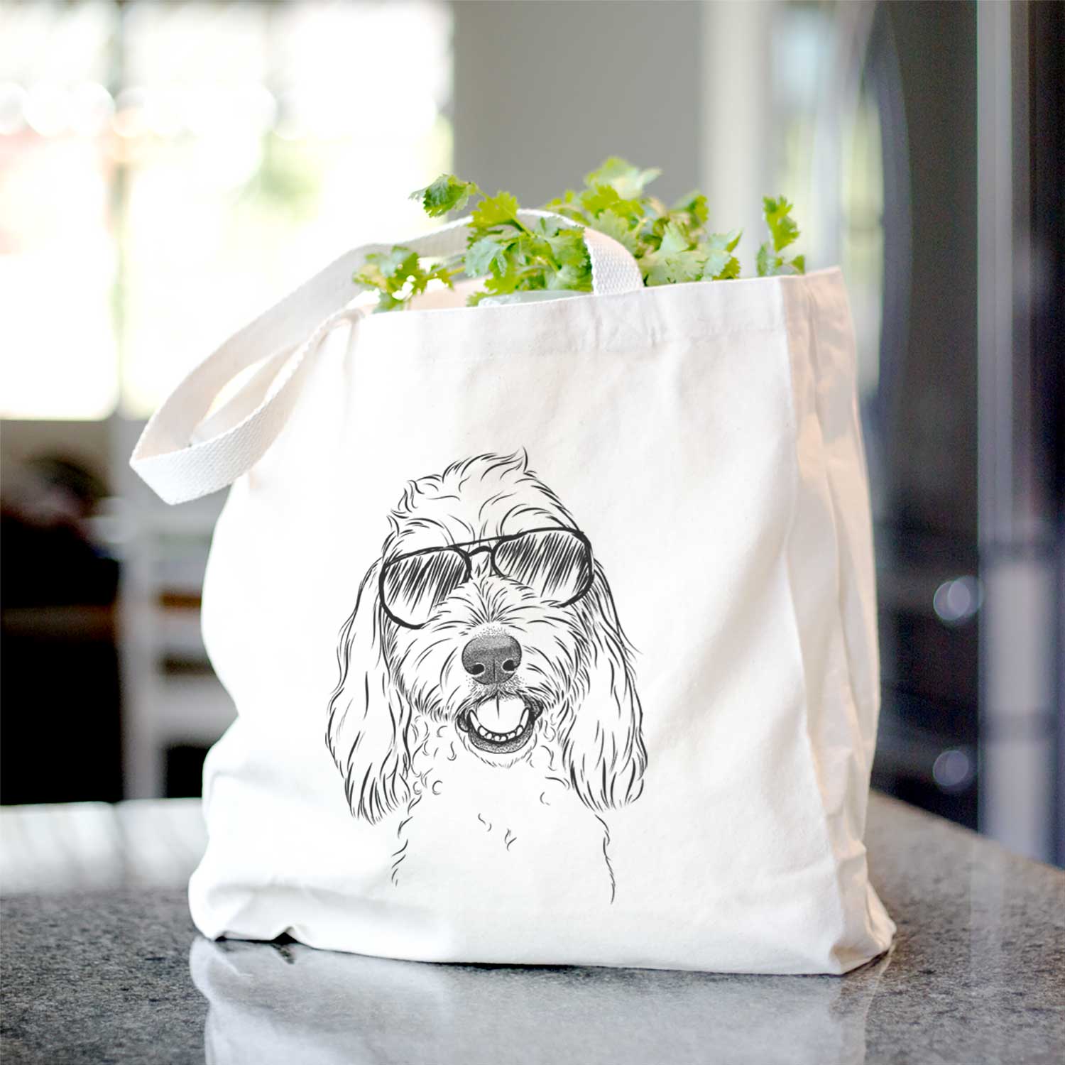 Louie the Coton de Tulear - Tote Bag