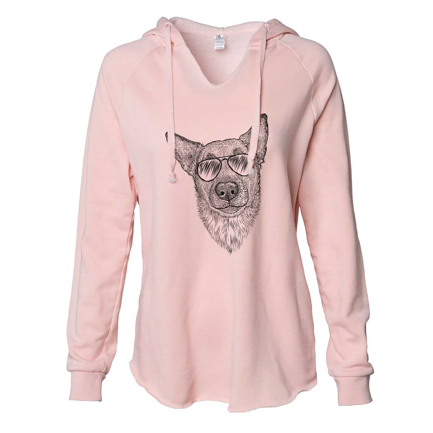Luna the Shepherd Mix - Cali Wave Hooded Sweatshirt