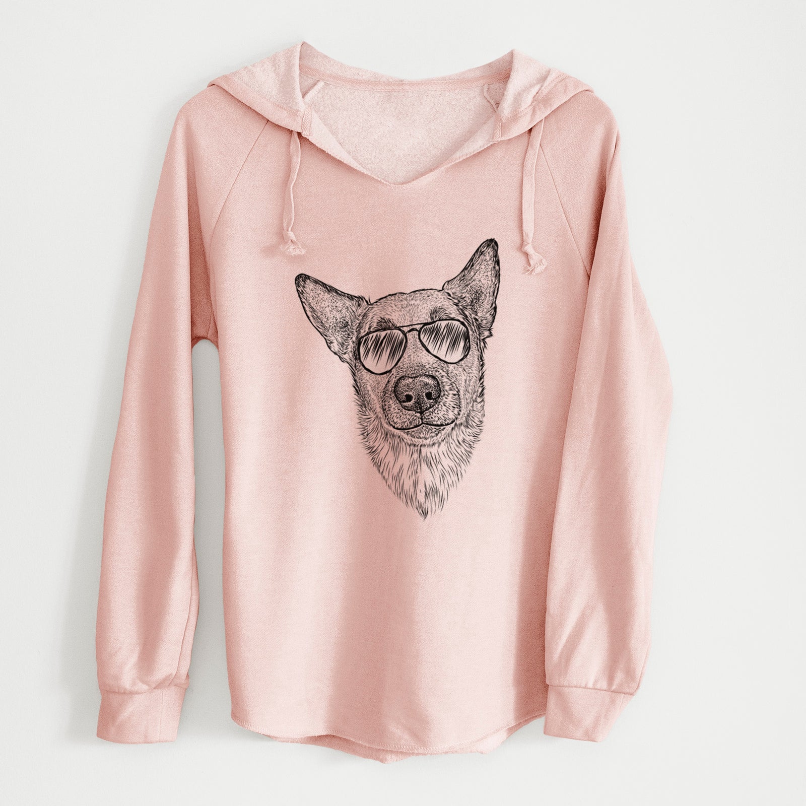 Aviator Luna the Shepherd Mix - Cali Wave Hooded Sweatshirt
