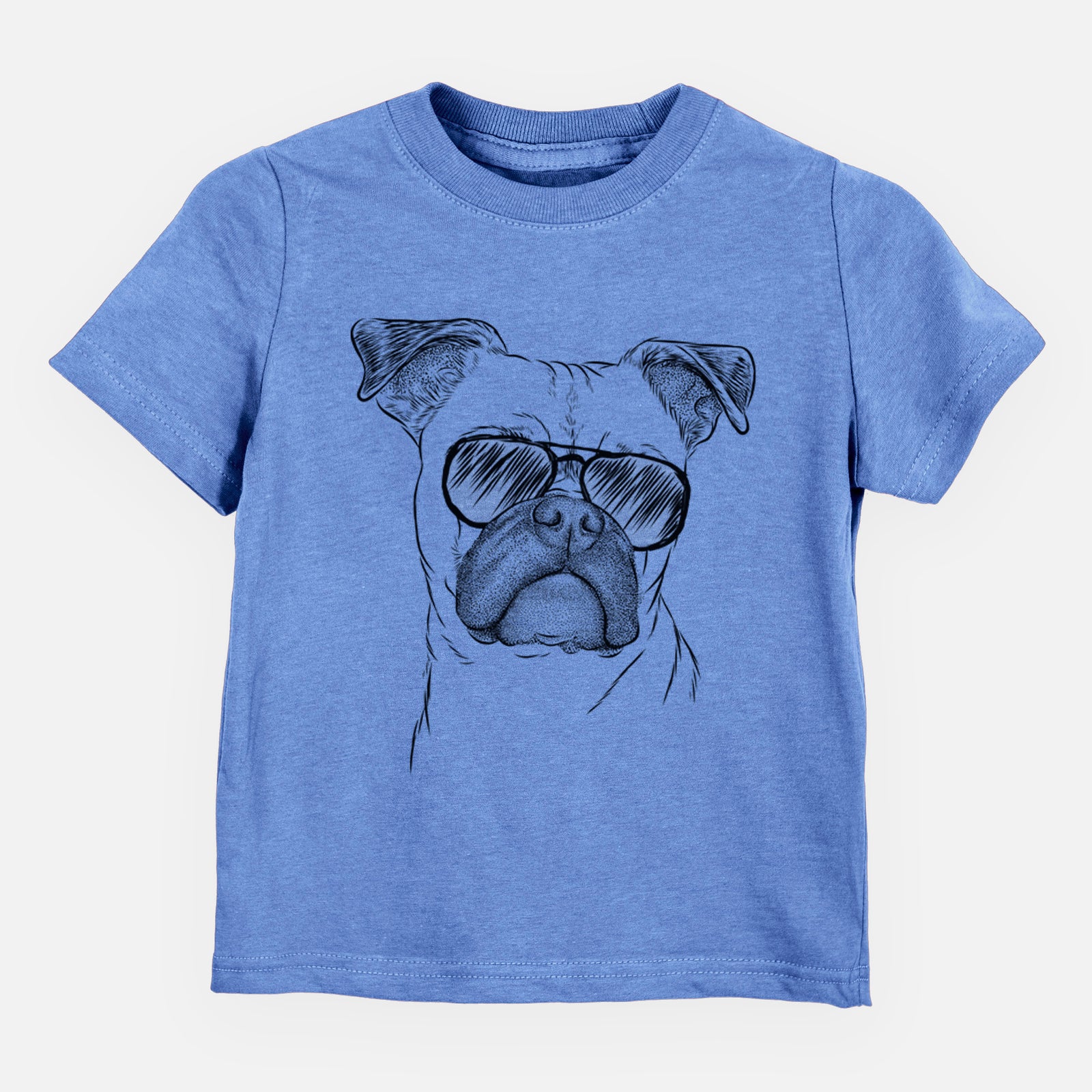 Aviator Mack the Bugg (Boston Terrier/Pug) - Kids/Youth/Toddler Shirt