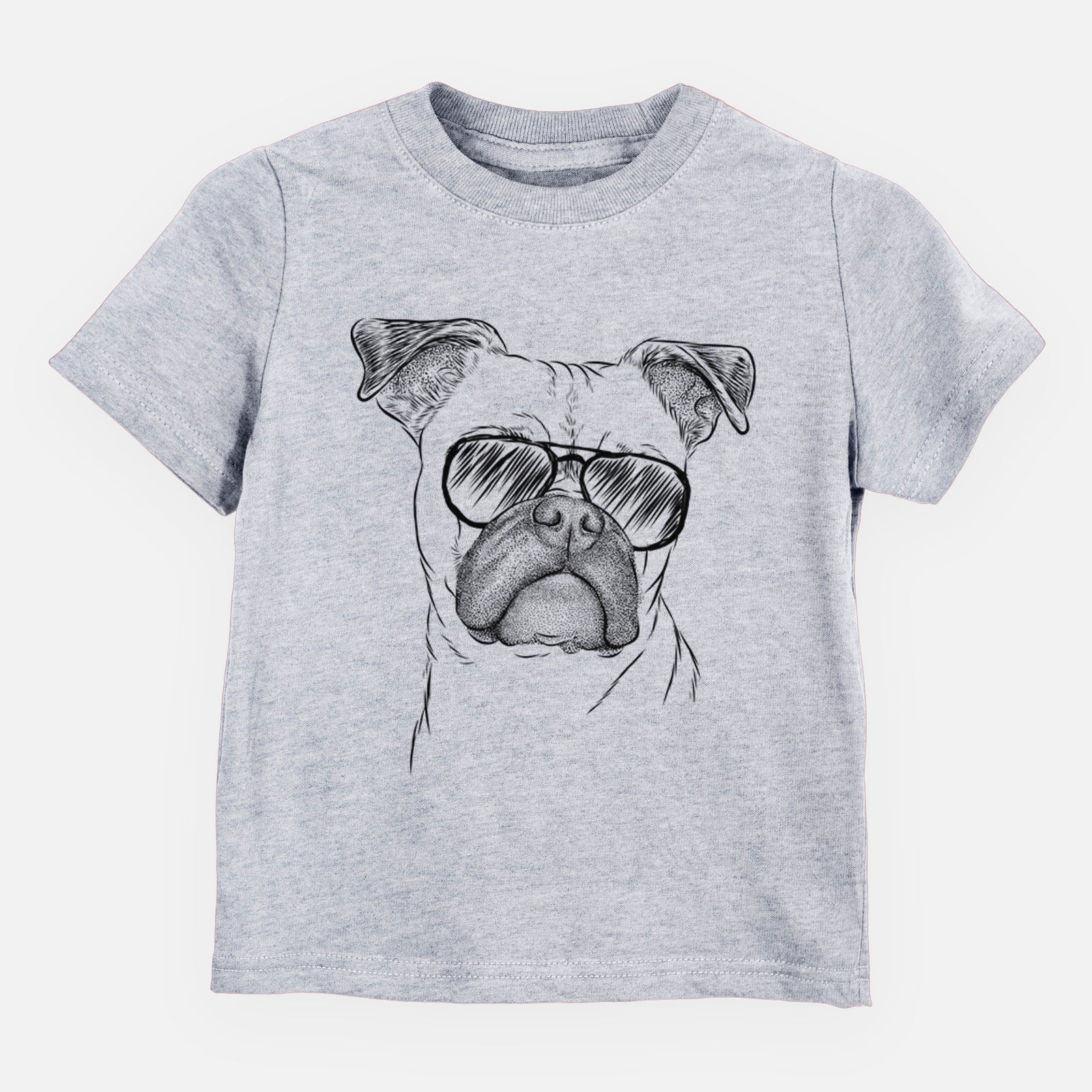 Aviator Mack the Bugg (Boston Terrier/Pug) - Kids/Youth/Toddler Shirt