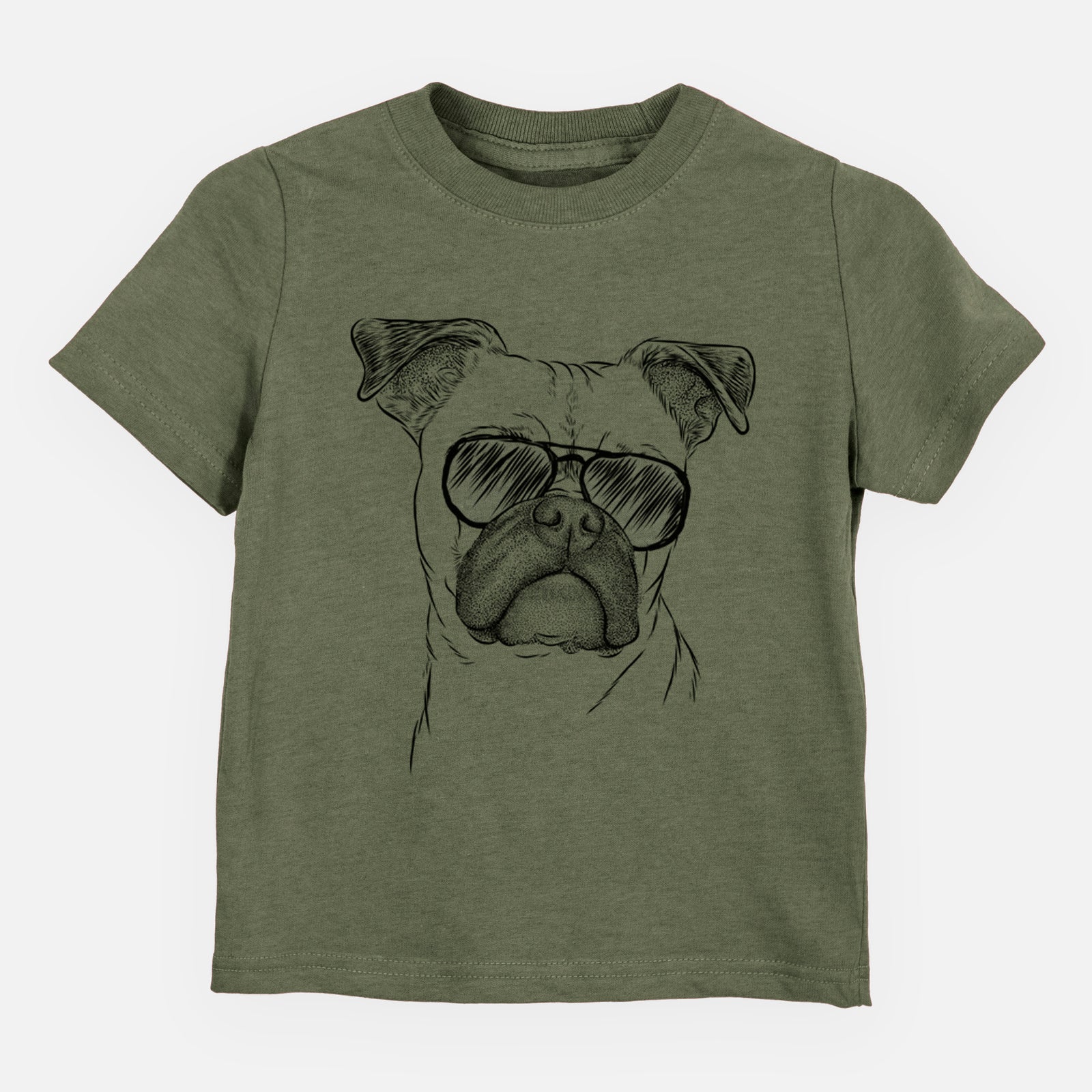 Aviator Mack the Bugg (Boston Terrier/Pug) - Kids/Youth/Toddler Shirt
