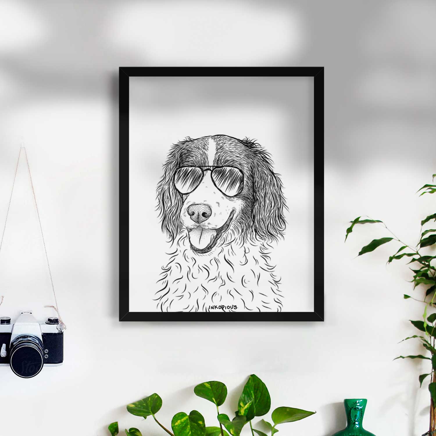 Maggie the Springer Spaniel Art Print